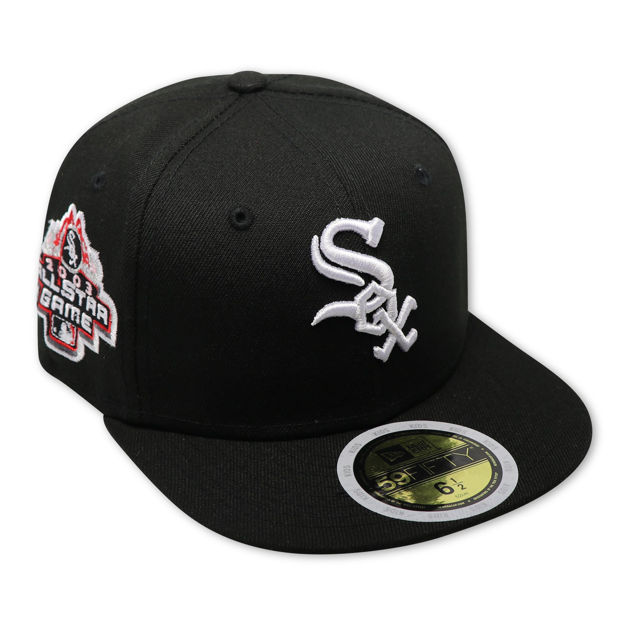 KIDS - CHICAGO WHITESOX (2003 ASG ) NEW ERA 59FIFTY FITTED (PINK UNDER VISOR)