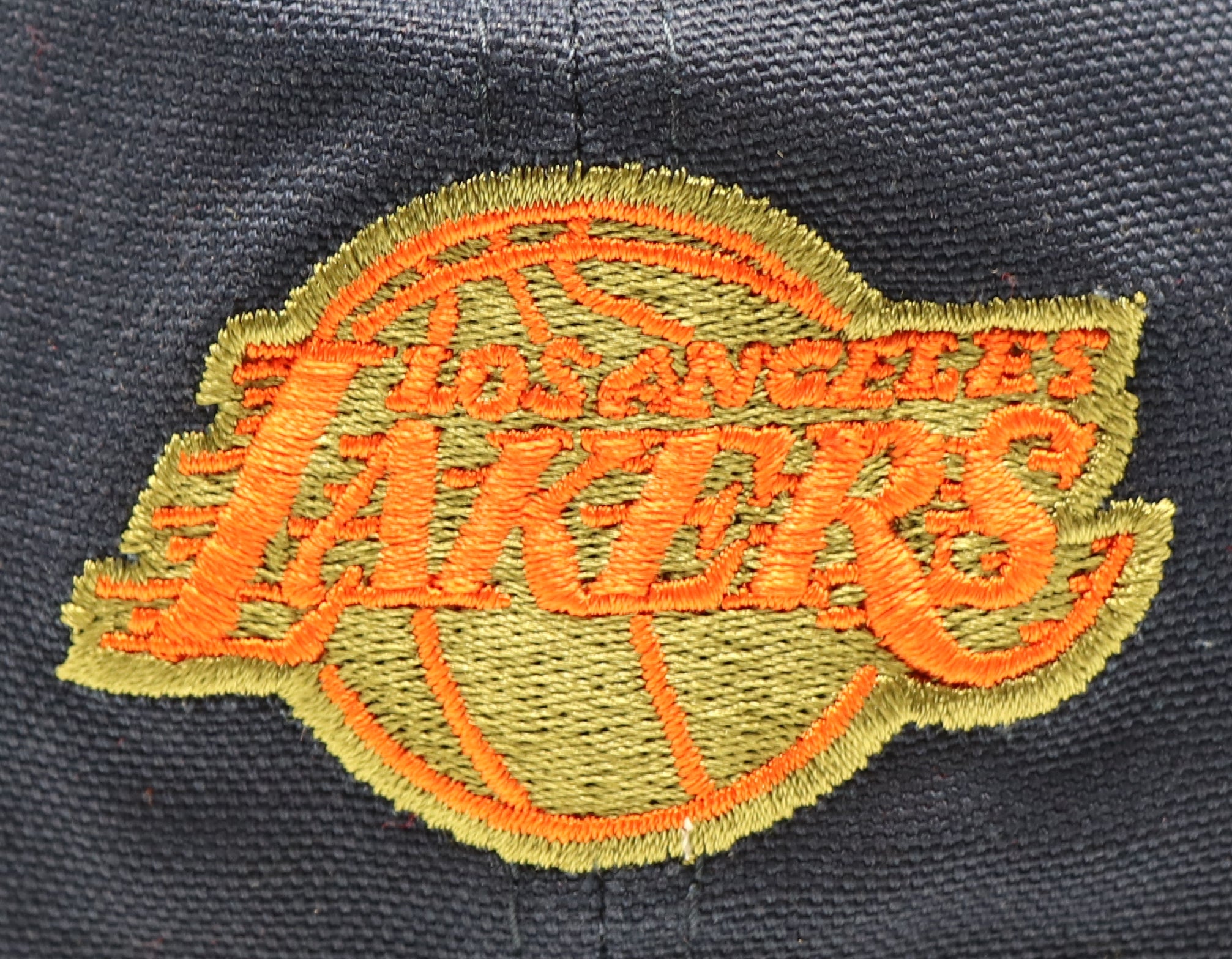 LOS ANGELES LAKERS (PALM TREE) NEWERA 59FIFTY FITTED (ORANGE UNDER VISOR)