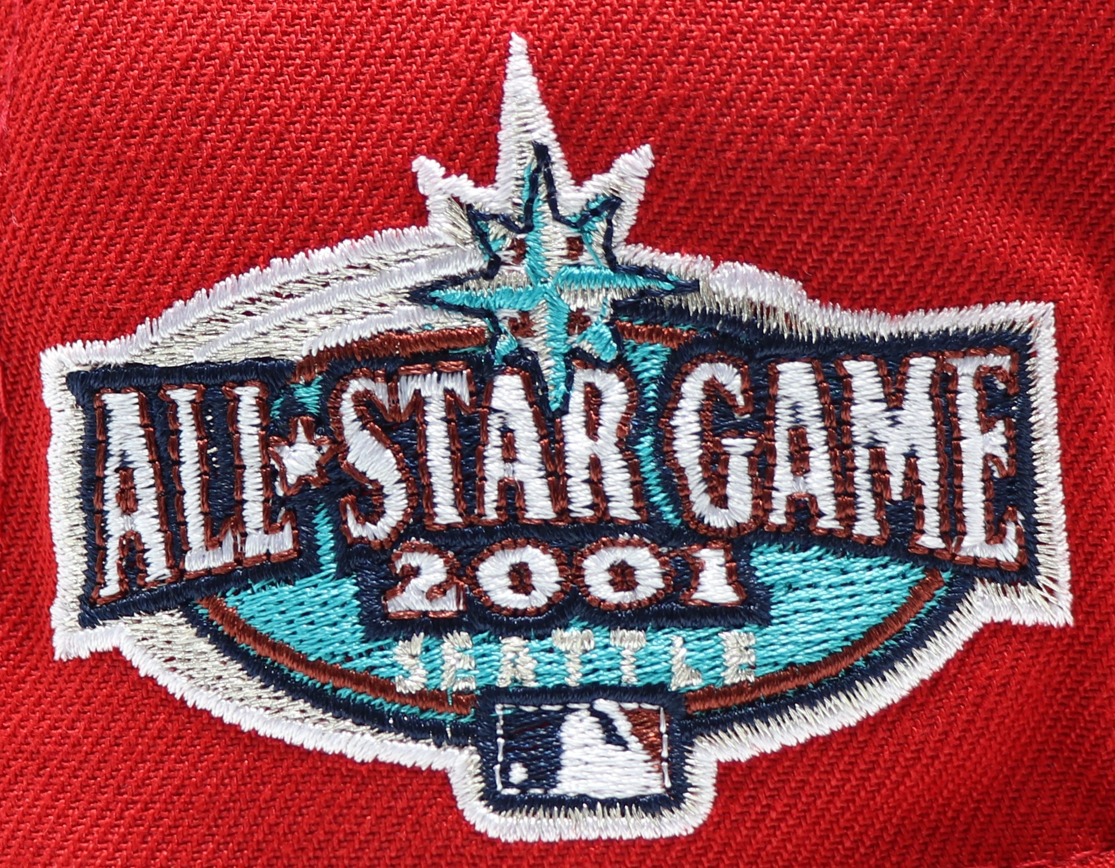 SEATTLE MARINERS (RED) (2001 ALLSTARGAME) NEW ERA 59FIFTY FITTED (AQUA UNDER VISOR)