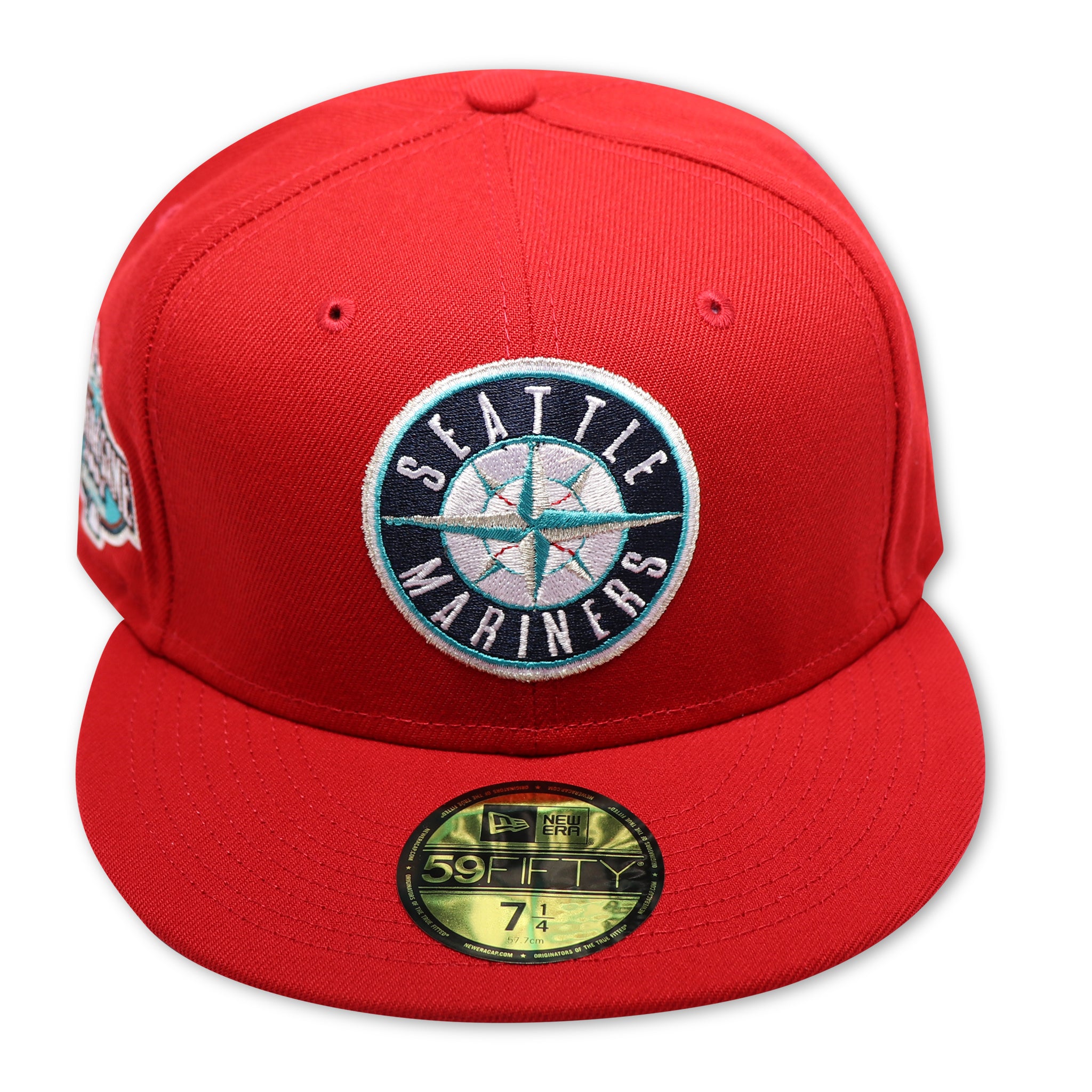 SEATTLE MARINERS (RED) (2001 ALLSTARGAME) NEW ERA 59FIFTY FITTED (AQUA UNDER VISOR)