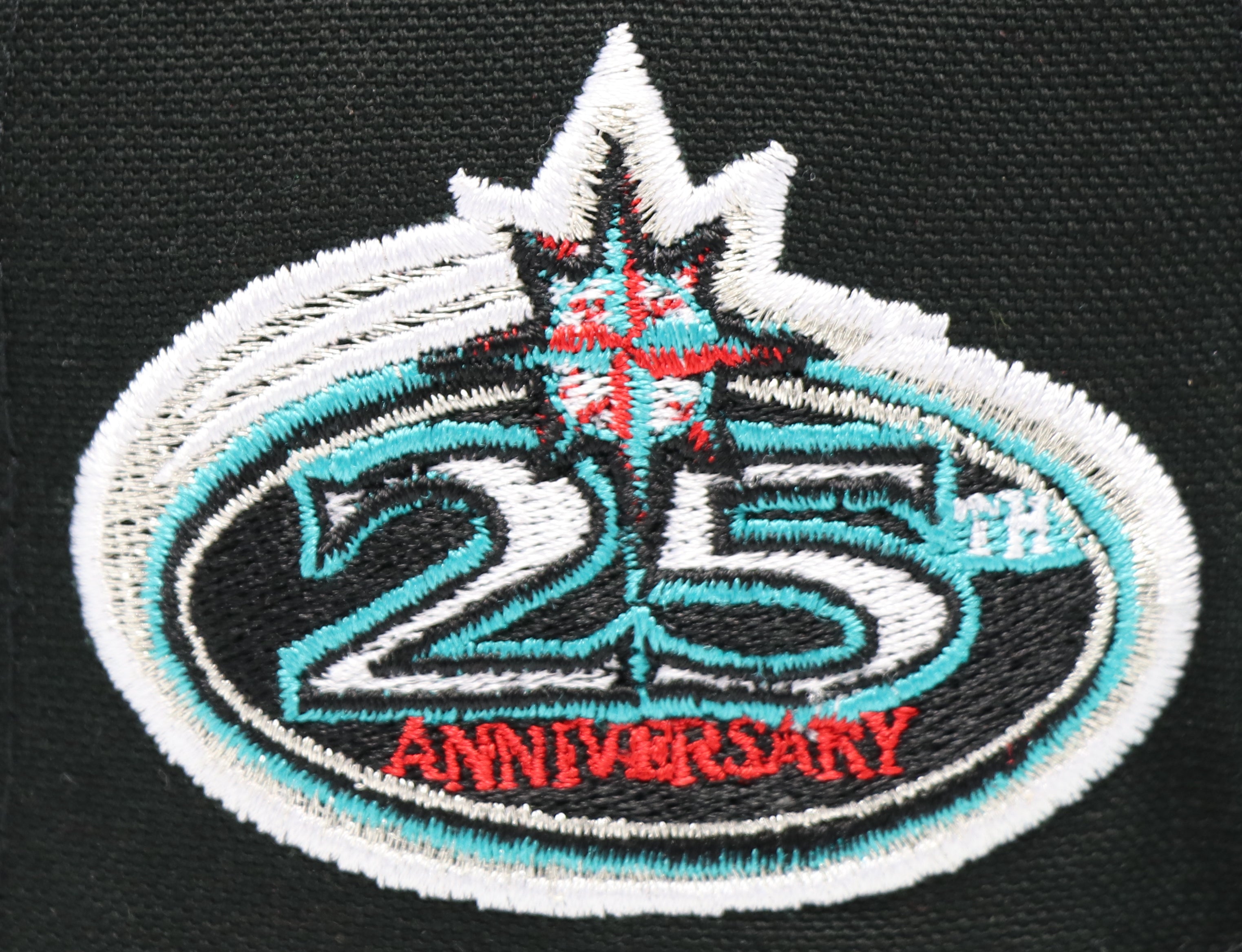 SEATTLE MARINERS "25TH ANNIVERSARY" NEW ERA 59FIFTY FITTED (RED UNDER VISOR) (S)