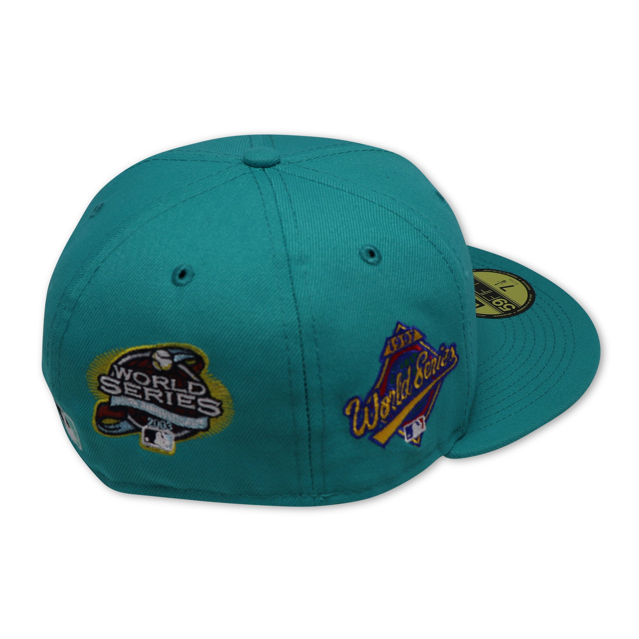 FLORIDA MARLINS "1997 WS X 2003 WS" NEW ERA 59FIFTY FITTED (MINT UNDER VISOR)