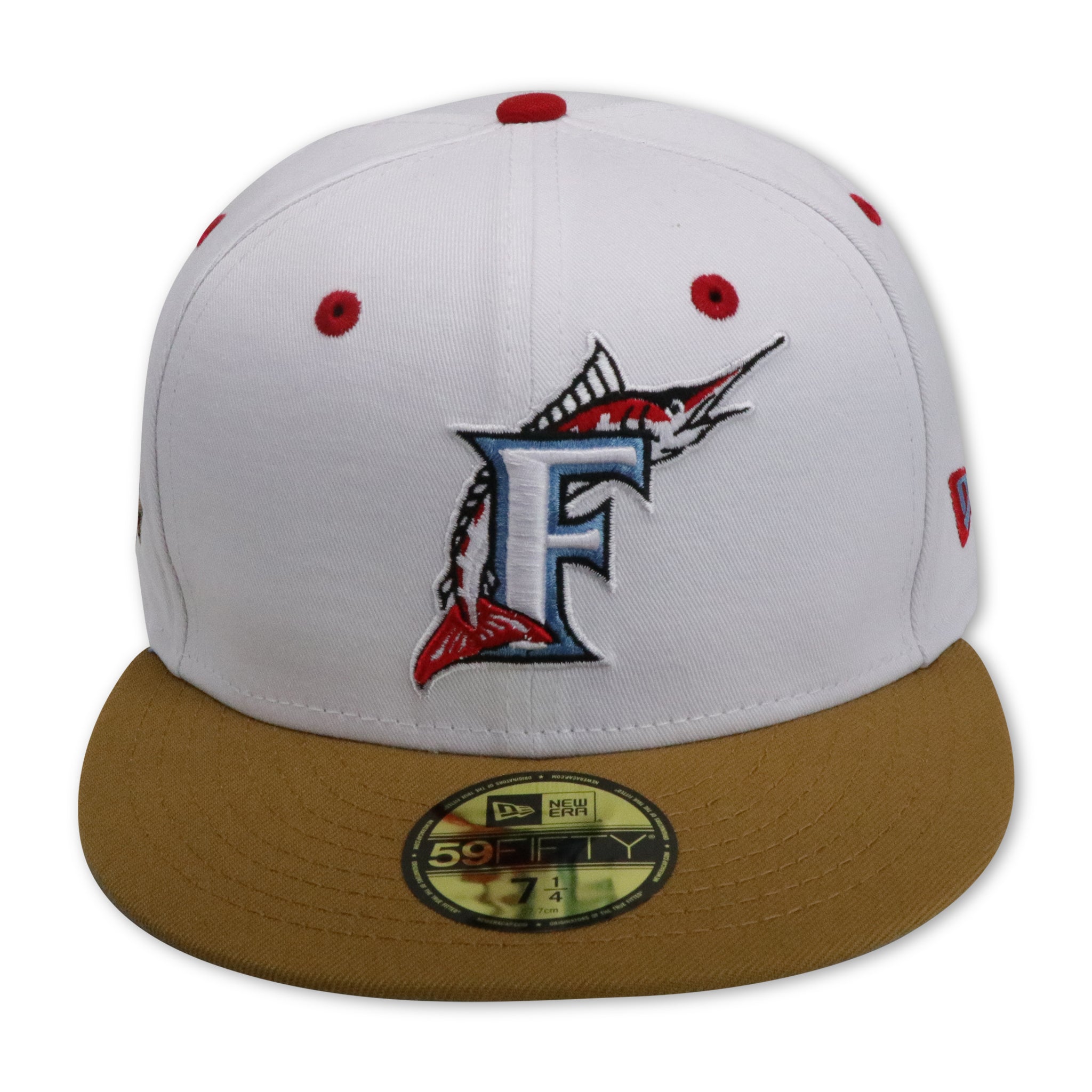 FLORIDA MARLINS "10TH ANNIVERSARY" NEW ERA 59FIFTY FITTED (SKY BLUE UNDER VISOR)