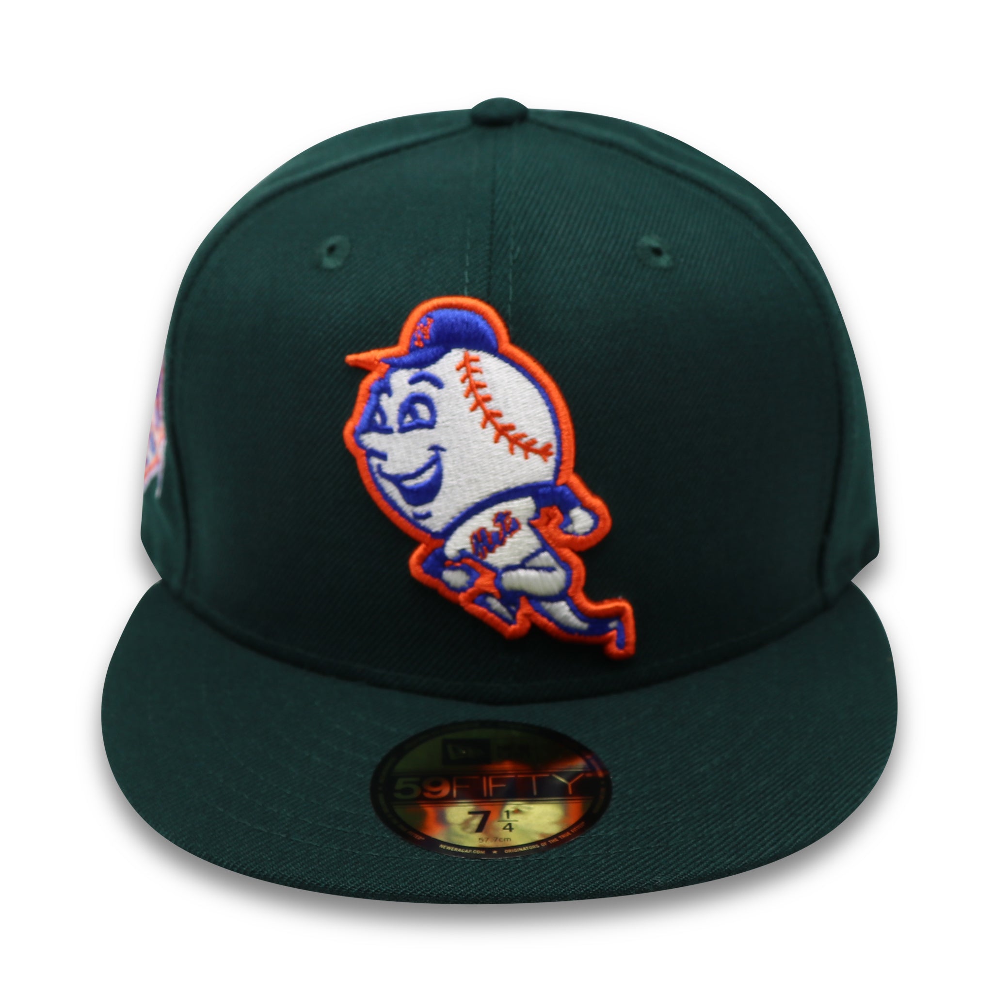 NEW YORK METS (DK-GREEN) (60TH ANN) NEW ERA 59FIFTY FITTED (OFF-WHITE UNDER VISOR)