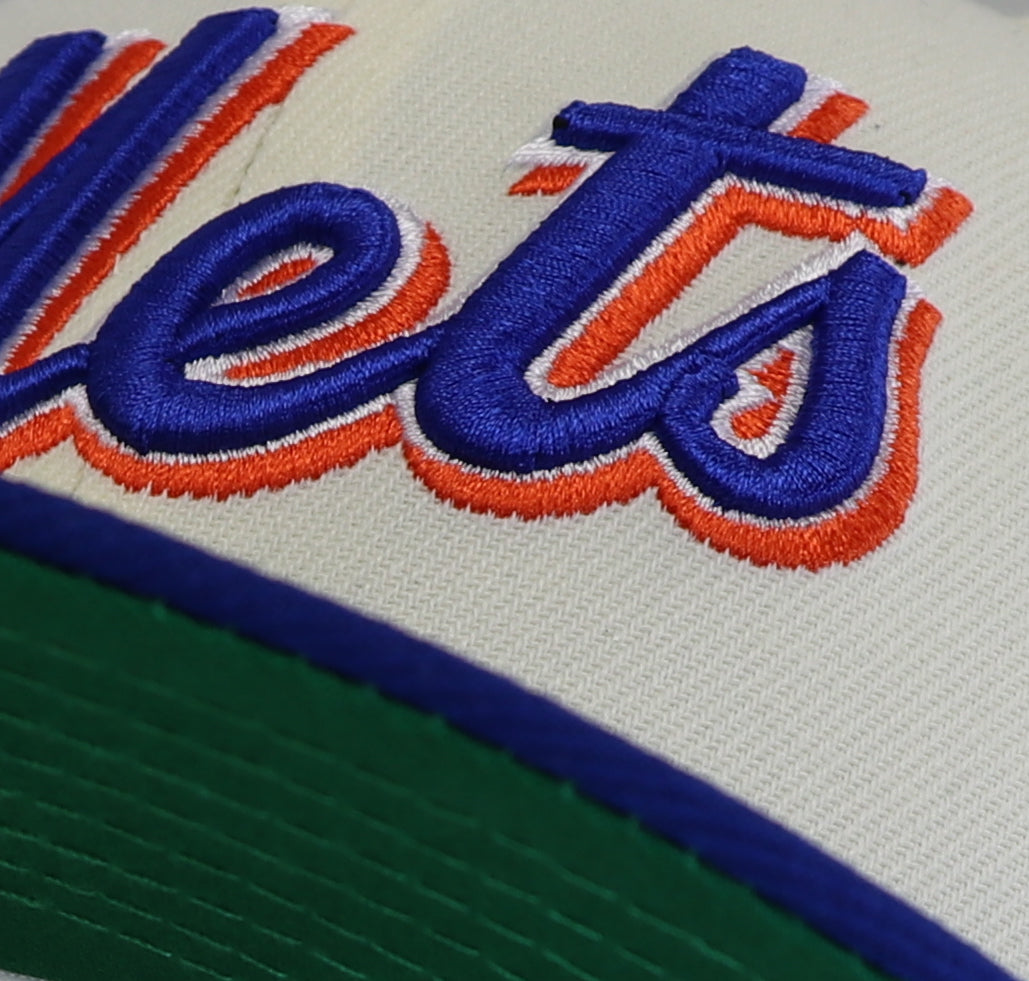 NEW YORK METS (OFF-WHITE)  (2000 SUBWAY SERIES) NEW ERA 59FIFTY FITTED (GREEN UNDER VISOR)