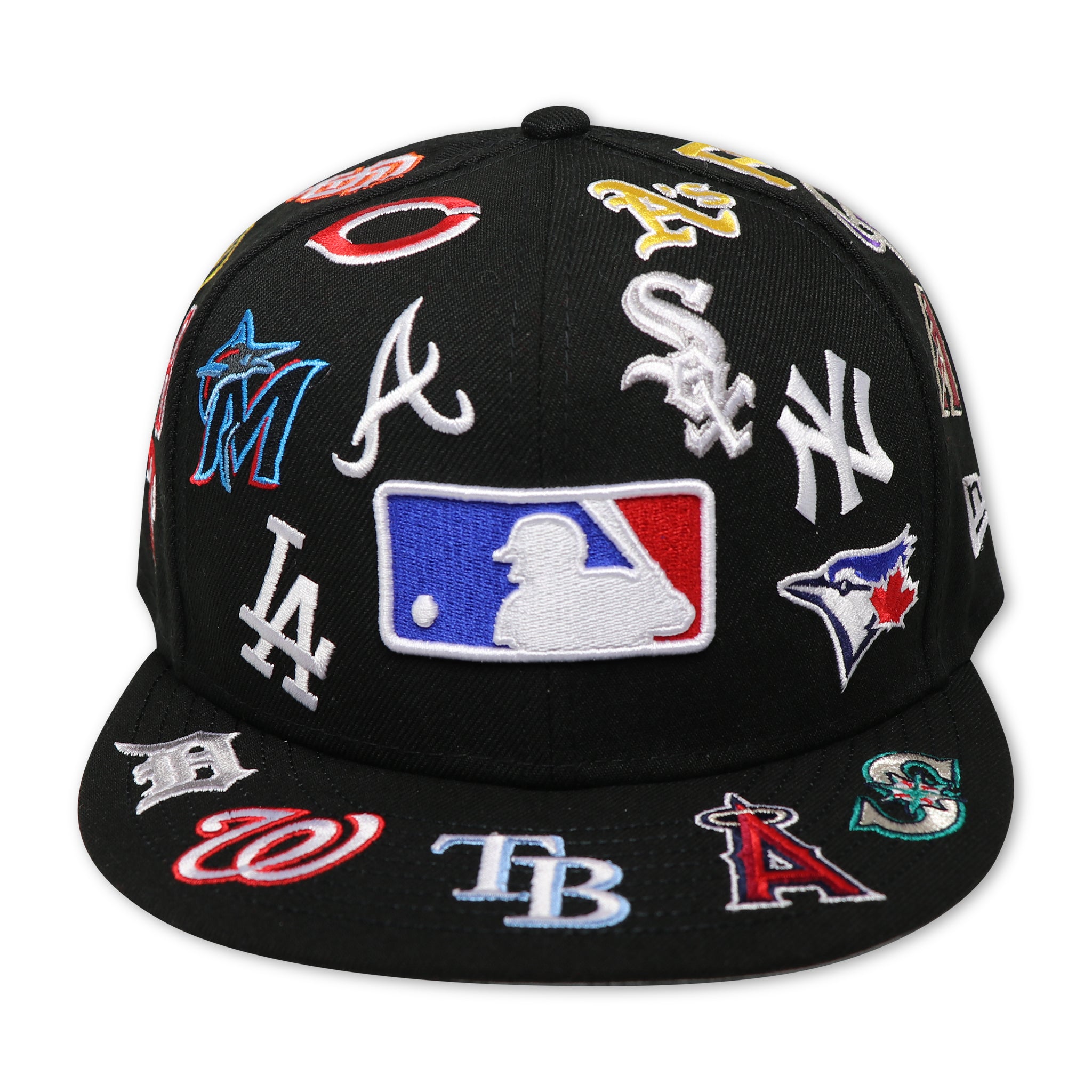 MLB ALL-OVER LOGO NEW ERA 59FIFTY FITTED
