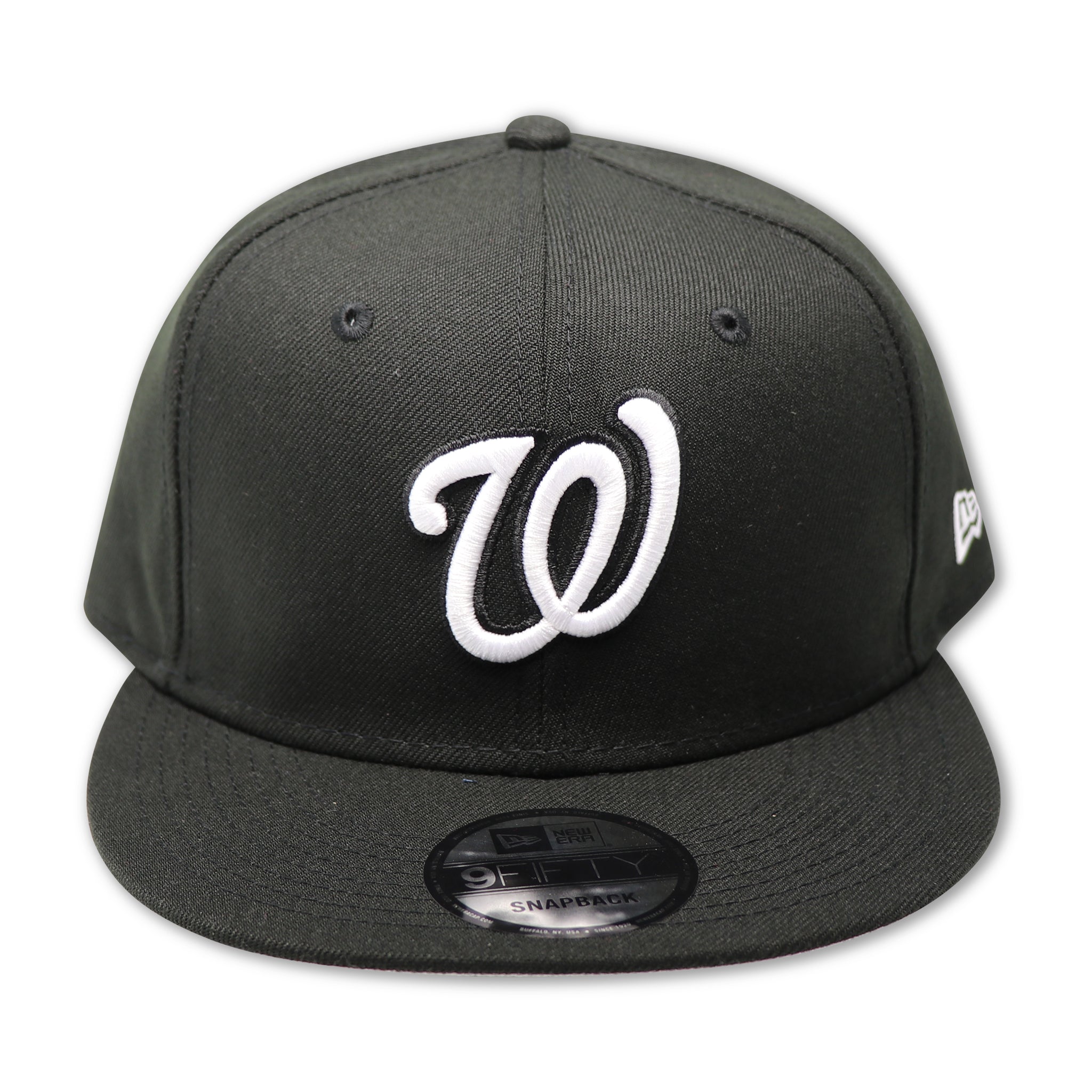 WASHINGTON NATIONALS (BLACK/WHITE) NEW ERA 9FIFTY SNAPBACK