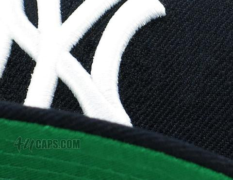 Yankees hat green under brim on sale