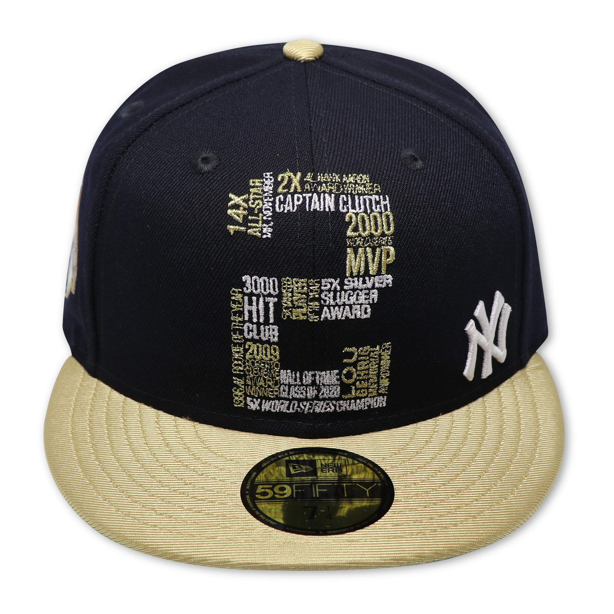 NEW YORK YANKEES "DEREK JETER #2" NEW ERA 59FIFTY FITTED (S)