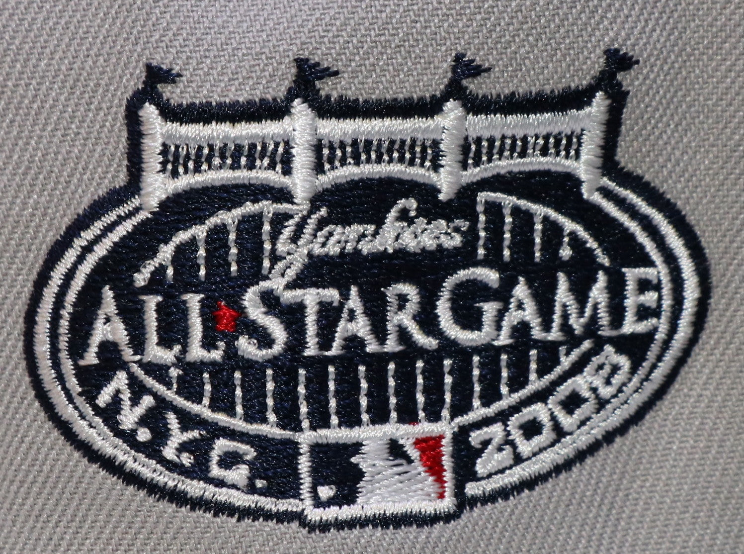 NEW YORK  YANKEES "2008 ALLSTAR GAME" NEW ERA 59FIFTY FITTED (RED BOTTOM)
