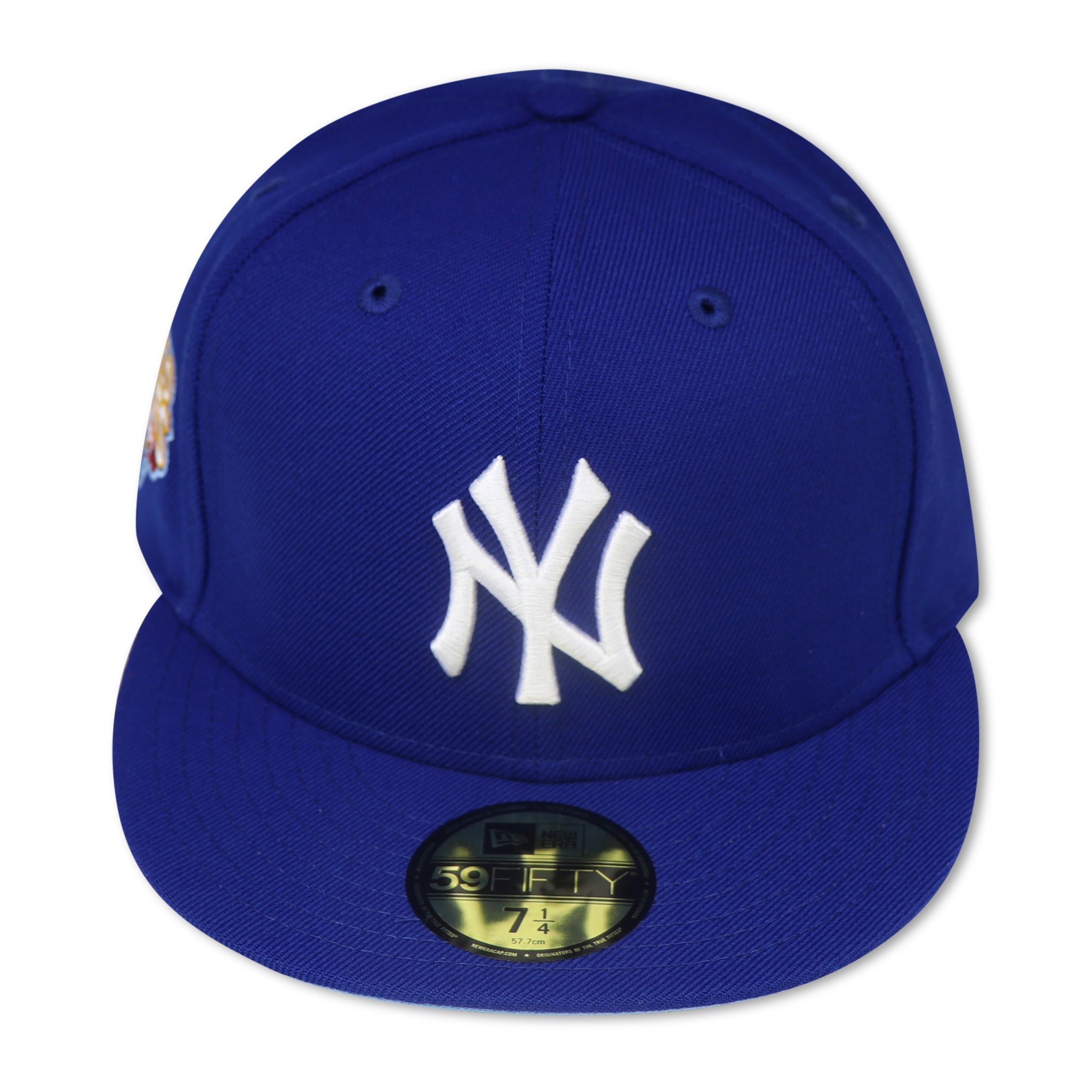NEW YORK YANKEES (ROYAL) "2009 WORLDSERIES" NEW ERA 59FIFTY FITTED (SKY BLUE BOTTOM)