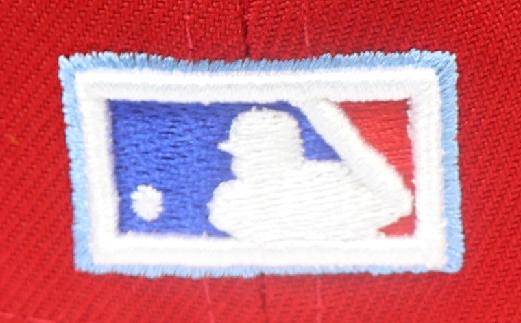 NEW YORK YANKEES(RED)"2009 WORLDSERIES" NEW ERA 59FIFTY FITTED (SKY BLUE BOTTOM)