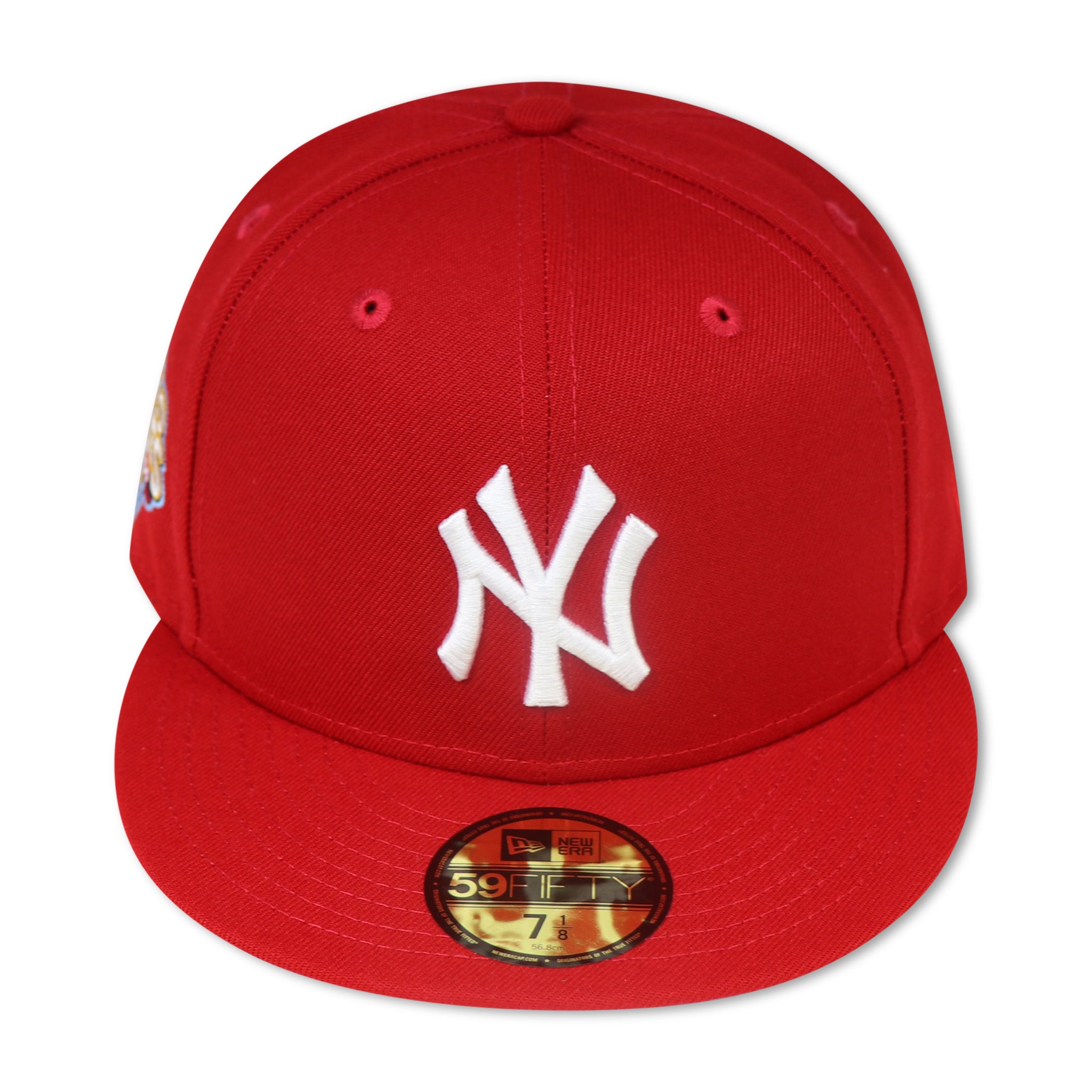 NEW YORK YANKEES(RED)"2009 WORLDSERIES" NEW ERA 59FIFTY FITTED (SKY BLUE BOTTOM)