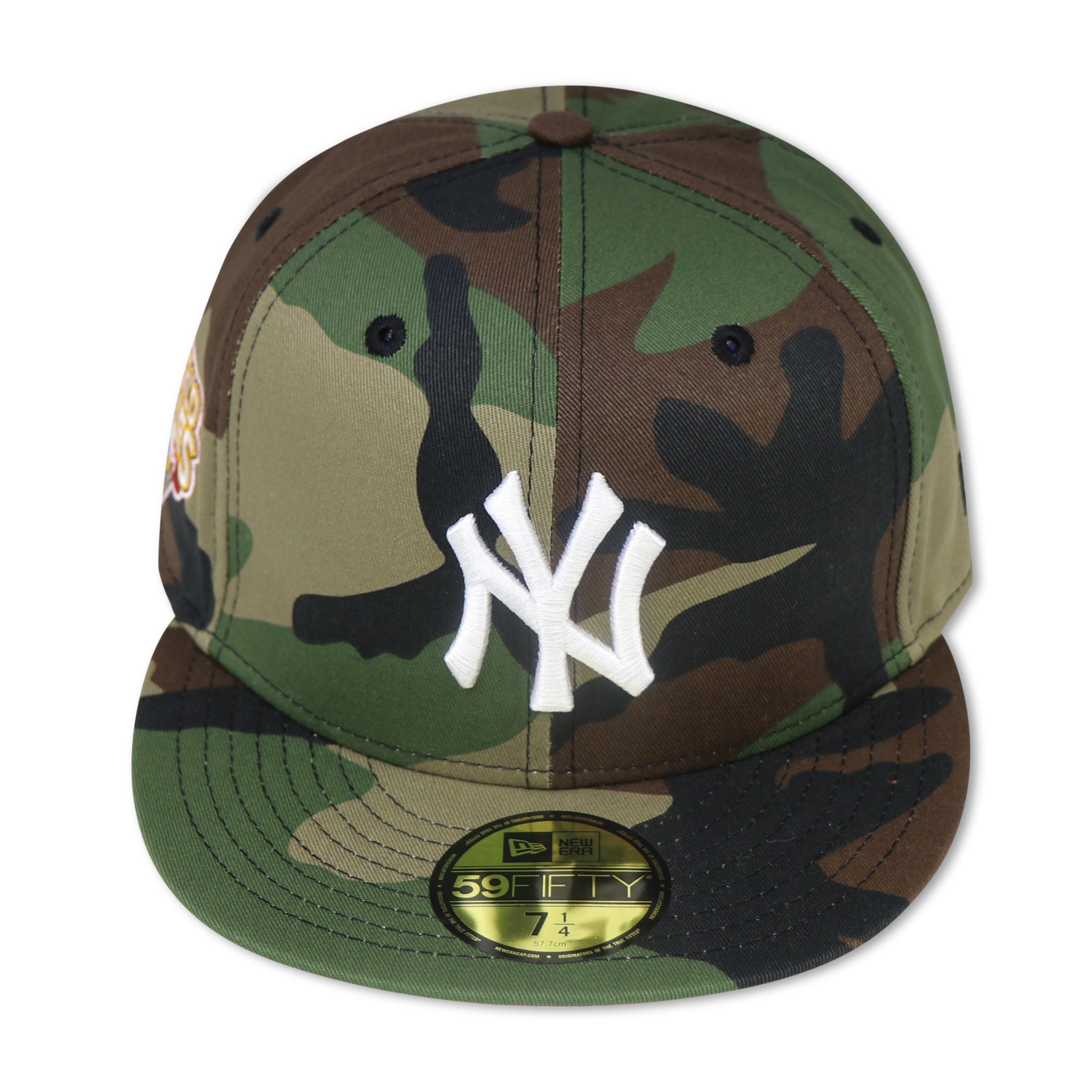 NEW YORK YANKEES (CAMO)"2009 WORLDSERIES" NEW ERA 59FIFTY FITTED (PINK UNDER VISOR)