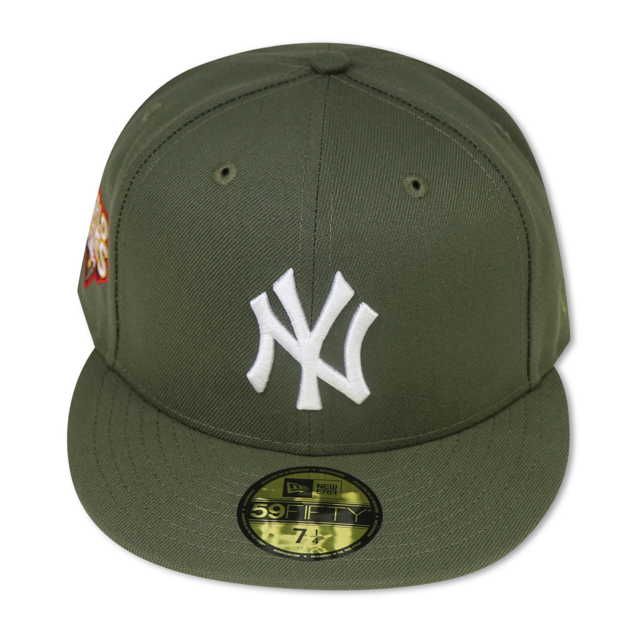 NEW YORK YANKEES (OLIVE) "2009 WORLDSERIES" NEW ERA 59FIFTY FITTED (RED BOTTOM)