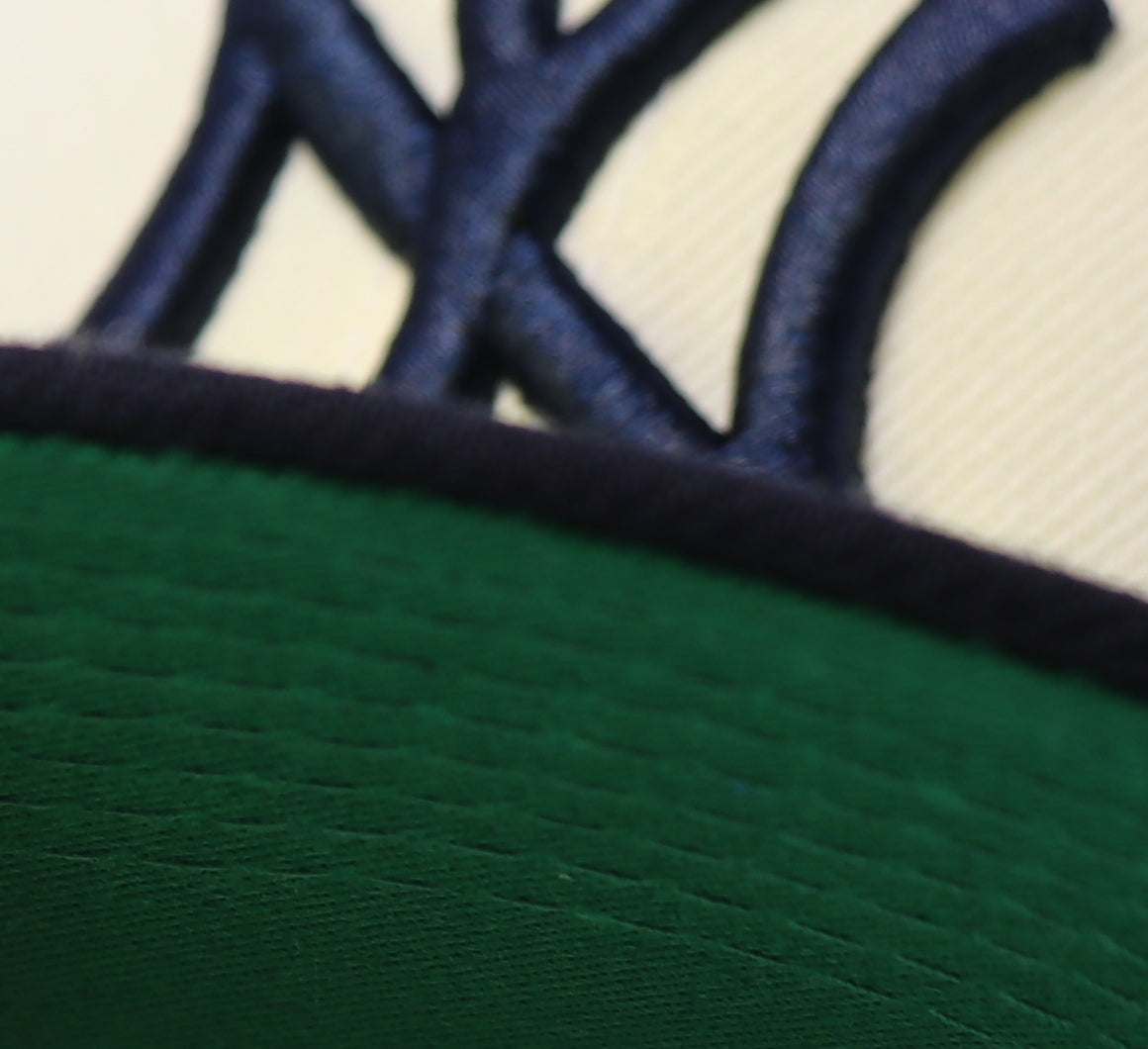 NEW YORK YANKEES (OFF WHITE) (100TH ANNIVERSARY) NEW ERA 59FIFTY FITTED (GREEN UNDER VISOR)
