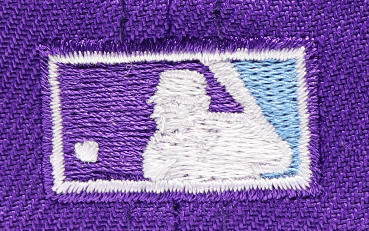 NEW YORK YANKEES (PURPLE) (2000 WORLDSERIES) NEW ERA 59FIFTY FITTED (SKY BLUE UNDER VISOR)