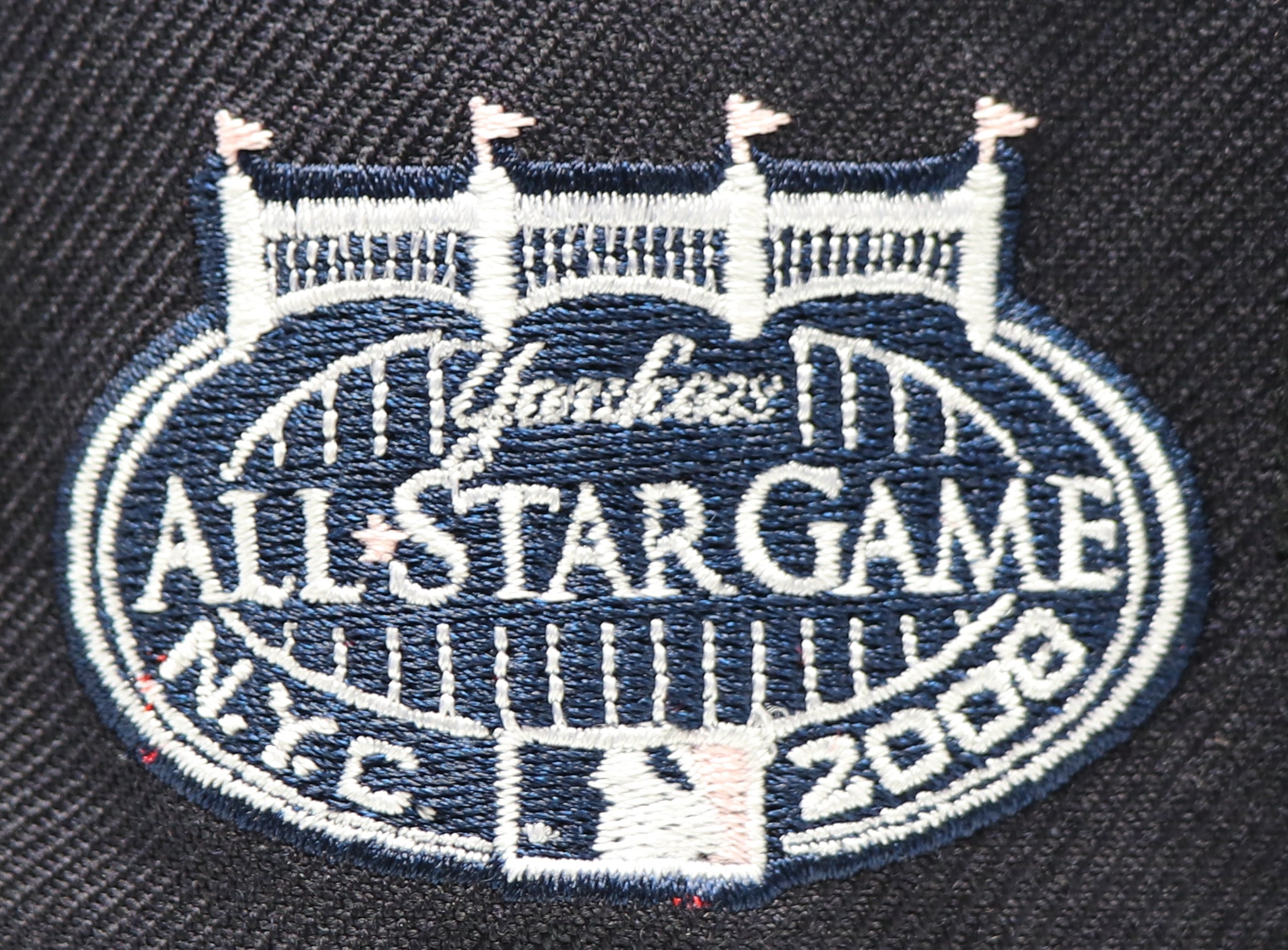 NEWYORK YANKEES (NAVY) (LOVE OF THE GAME) (2008 ALLSTARGAME) NEW ERA 59FIFTY FITTED (PINK UNDER VISOR) (W)