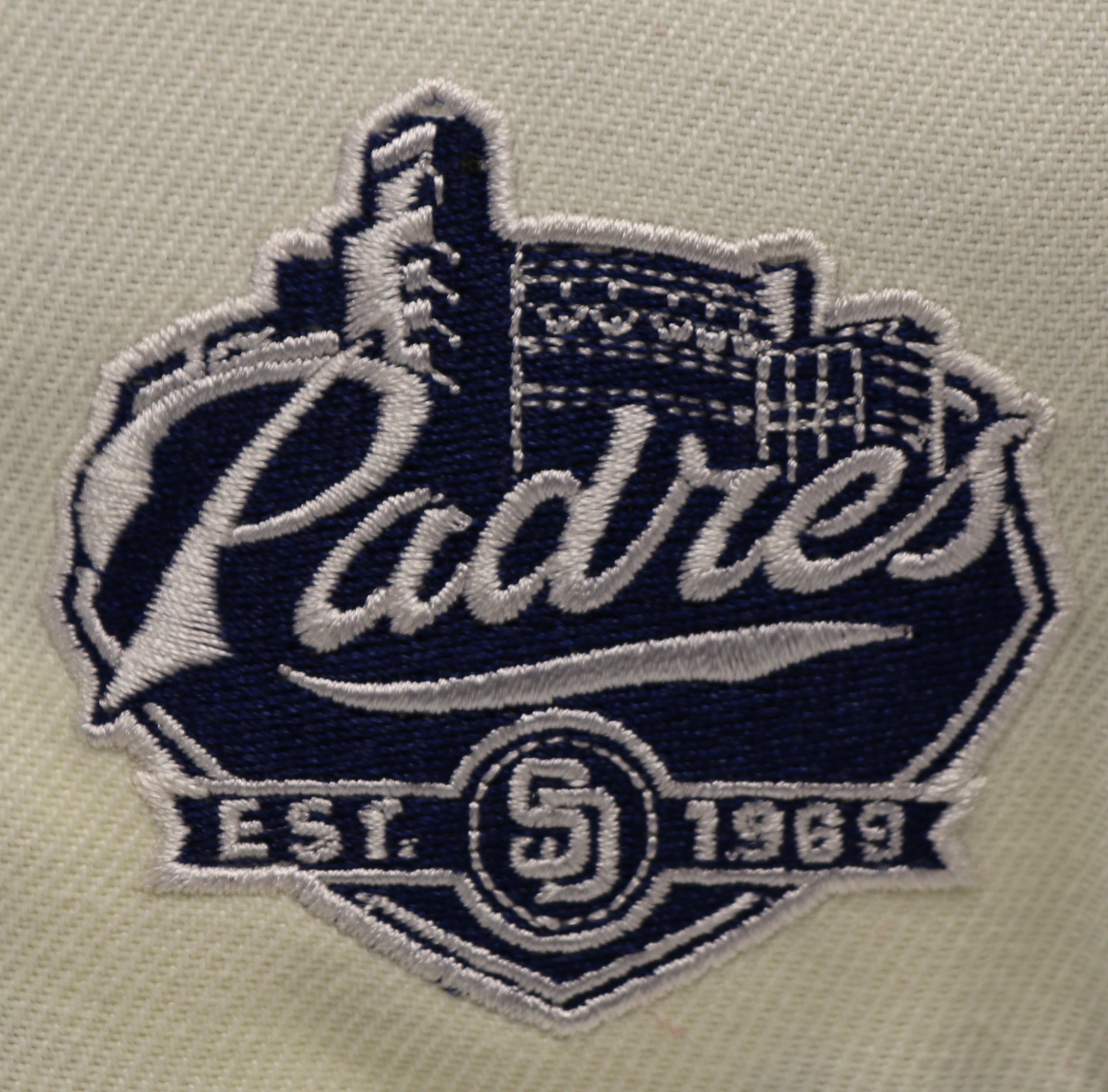 SAN DIEGO PADRES (ESTABLISH 1969) NEW ERA 59FIFTY FITTED (GREY UNDER VISOR)