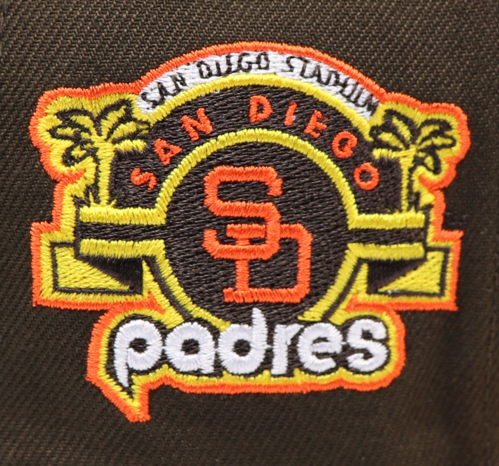 SAN DIEGO PADRES (2-TONE) NEW ERA 59FIFTY FITTED (ORANGE UNDER VISOR)