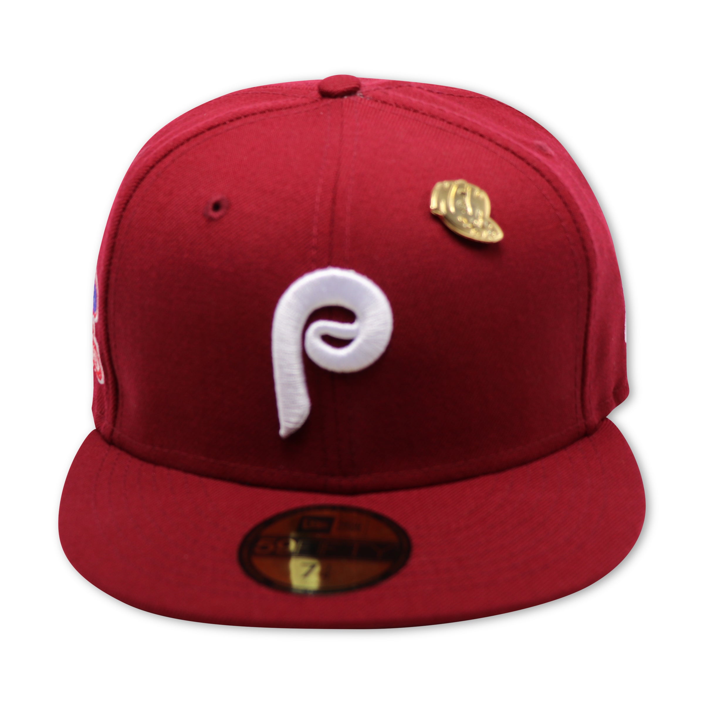 PHILADELPHIA PHILLIES (1980  WS "HISTORY") NEW ERA 59FIFTY FITTED (GREEN UNDER VISOR) (WITH PIN)