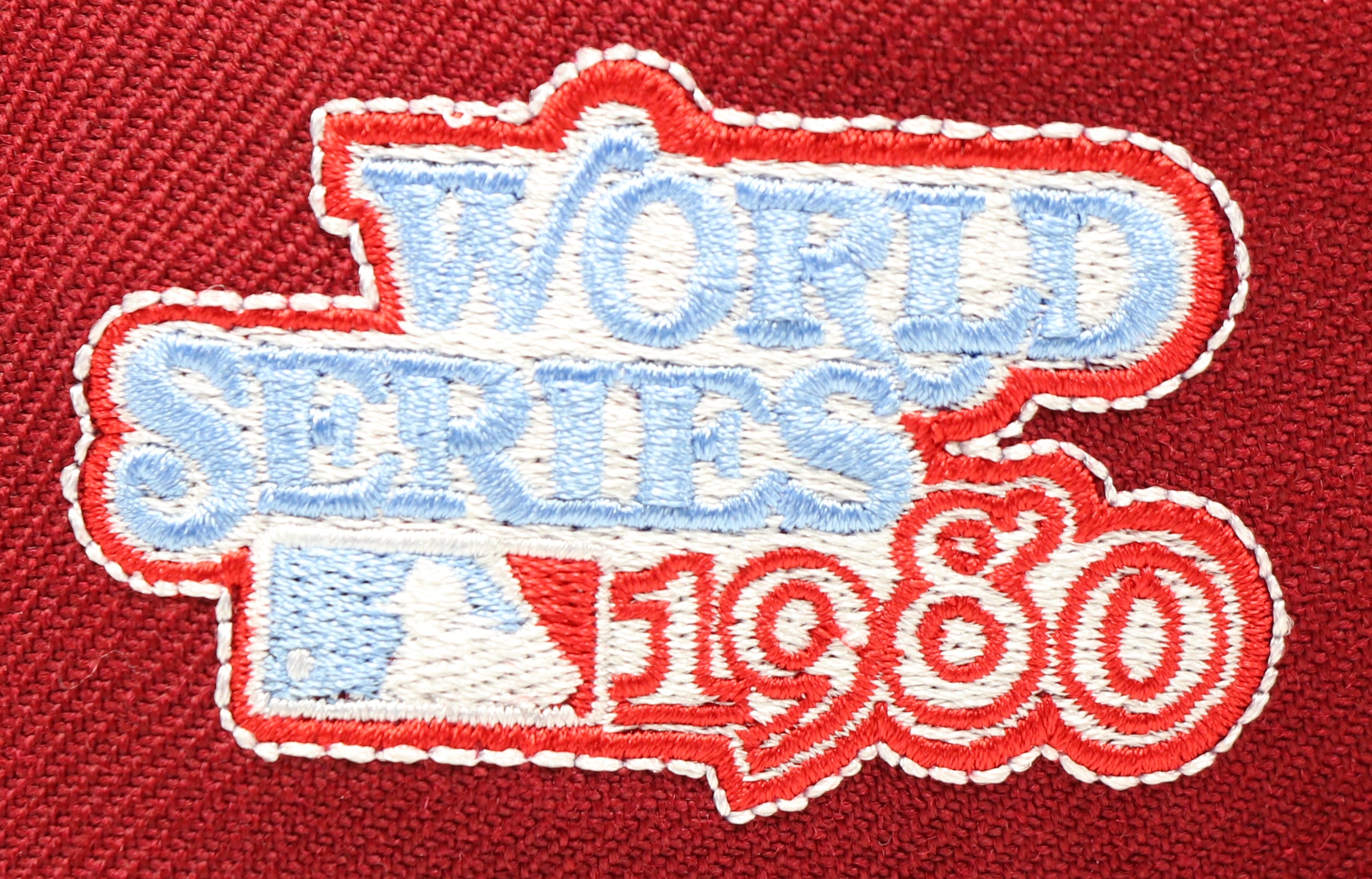PHILADELPHIA PHILLIES (1980 WORLD SERIES) NEW ERA 9FIFTY SNAPBACK (SKY BLUE UNDER VSOR)