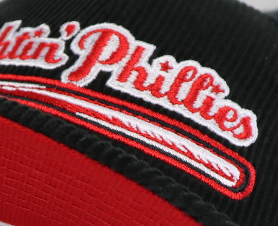 PHILADELPHIA FIGHTIN PHILLIES (CORDUROY) (1950 PHILLIES) NEW ERA 59FIFTY FITTED (RED UNDER VISOR)