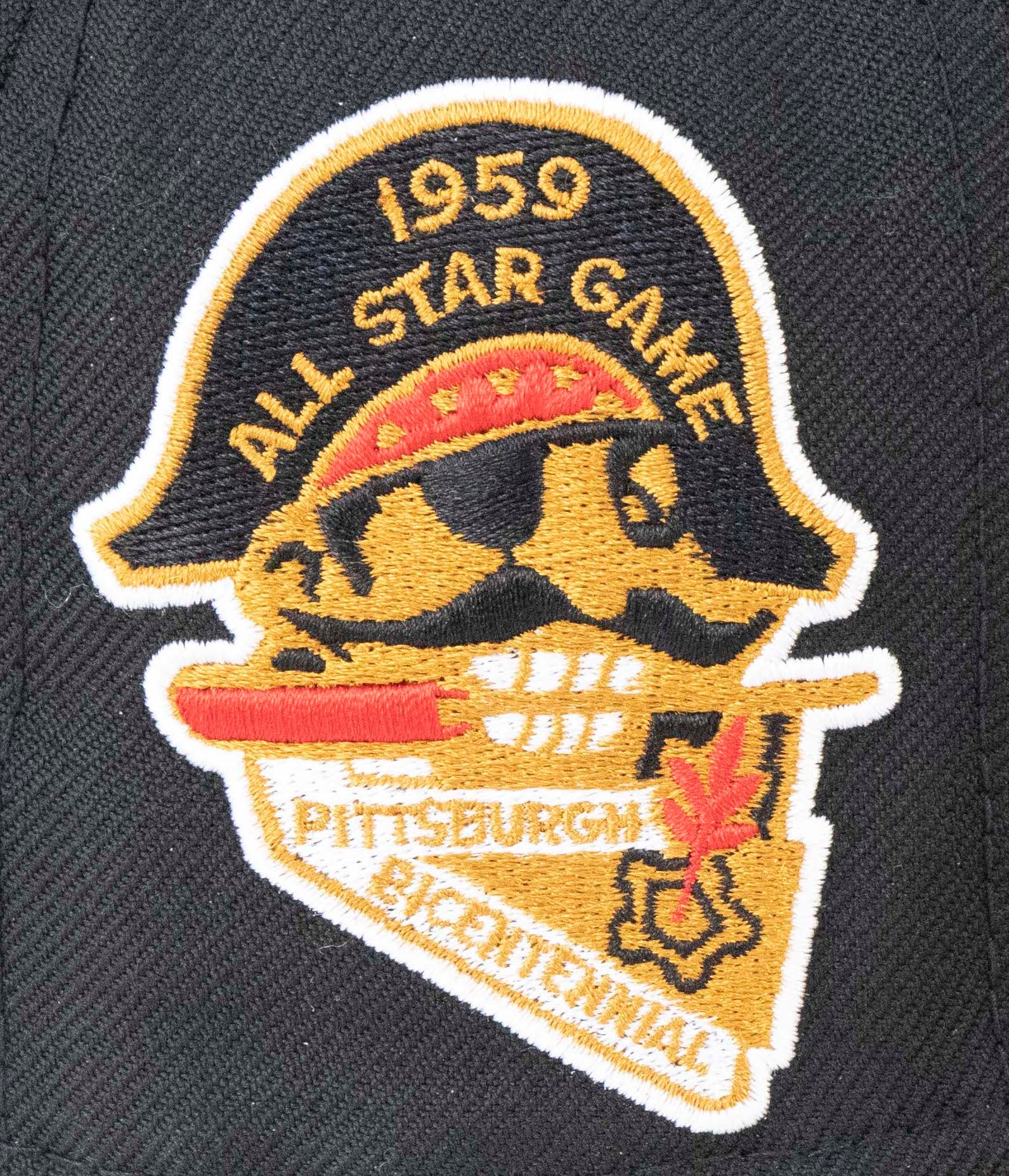 PITTSBURGH PIRATES (BLACK) "1959 ALLSTARGAME NEW ERA 59FIFTY FITTED (YELLOW UNDER VISOR)