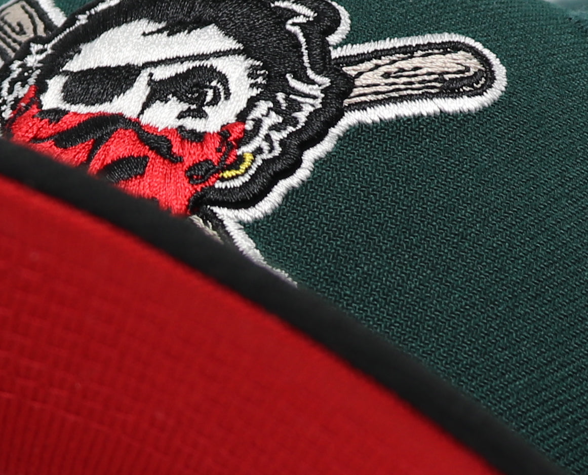 PITTSBURGH PIRATES (GREEN) (COVID) NEW ERA 59FIFTY FITTED (RED UNDER VISOR) (S)