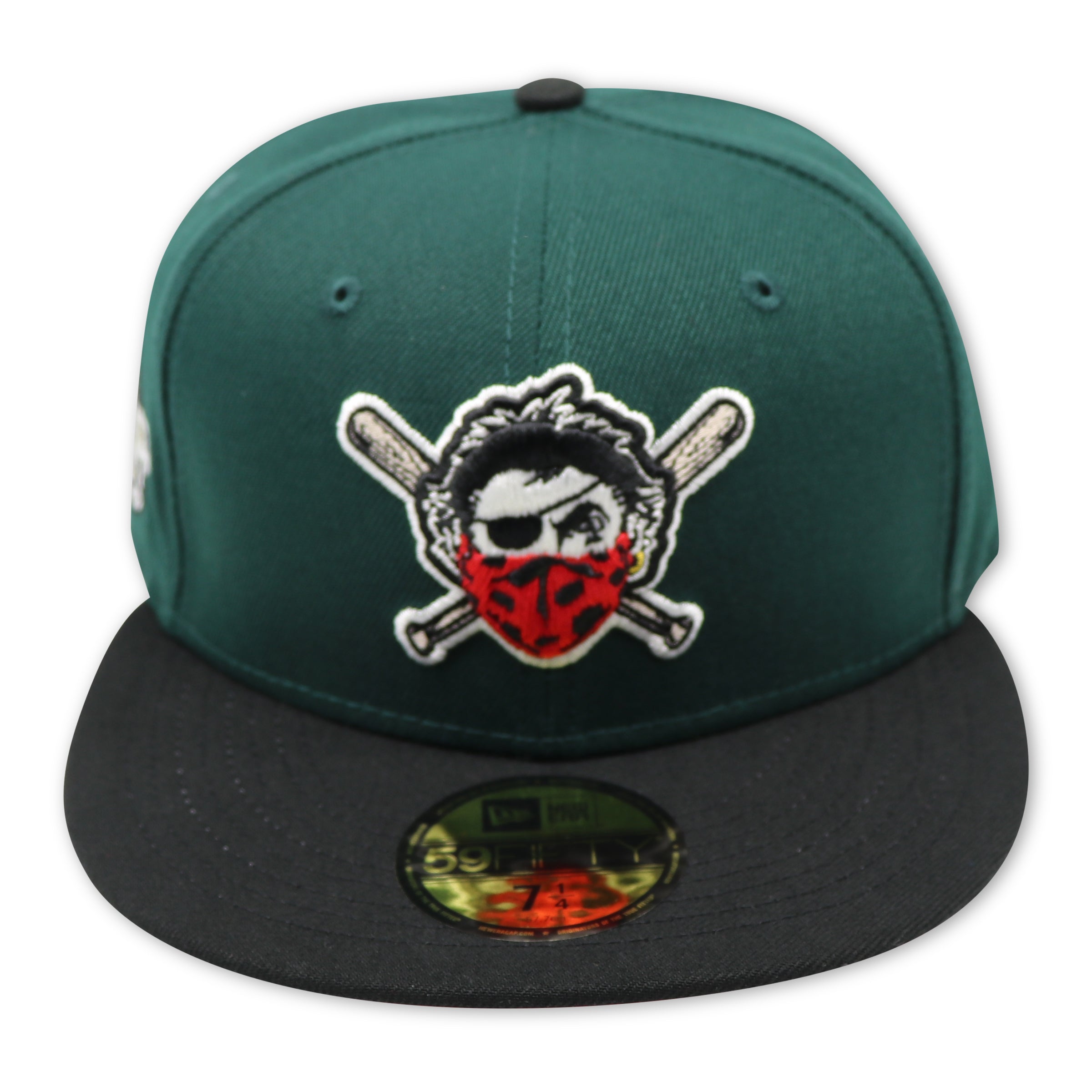 PITTSBURGH PIRATES (GREEN) (COVID) NEW ERA 59FIFTY FITTED (RED UNDER VISOR) (S)
