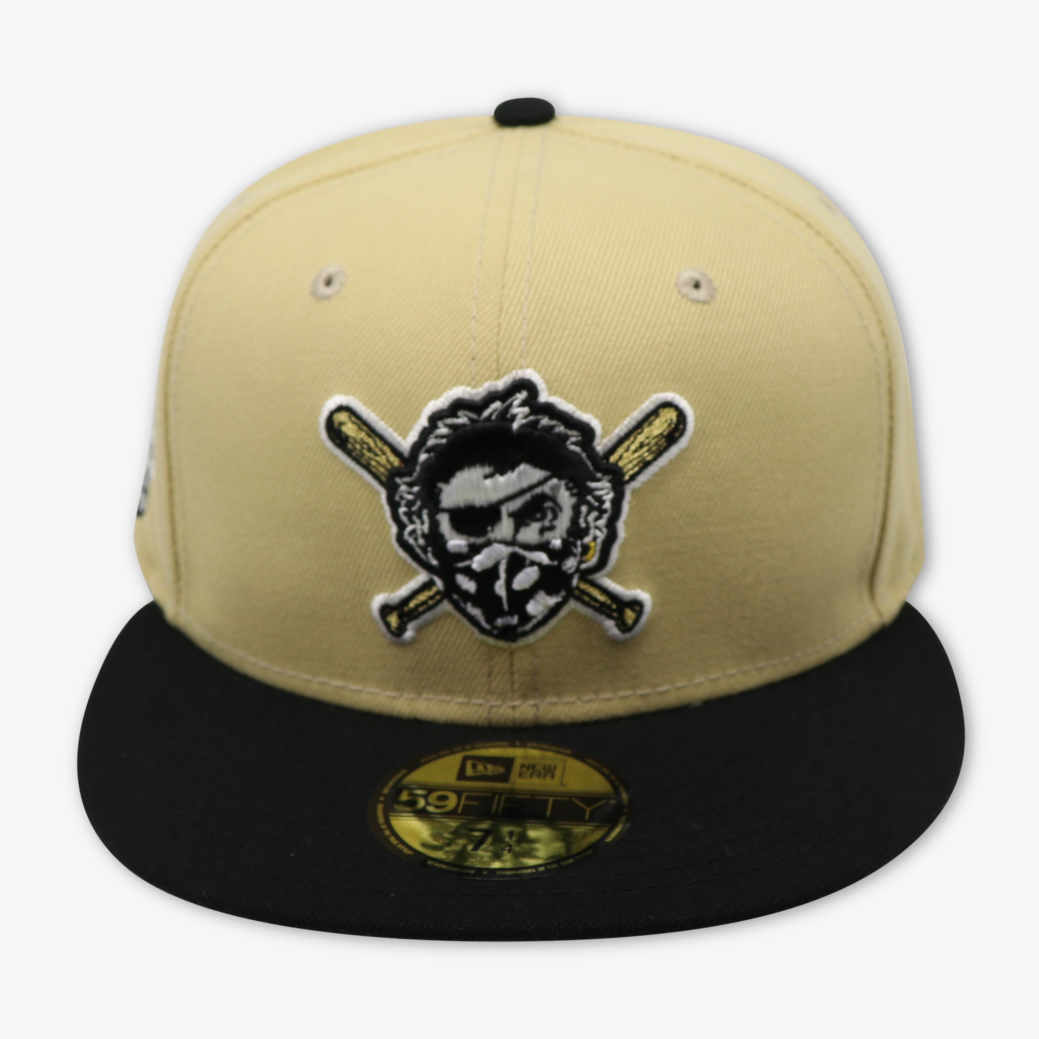 PITTSBURGH PIRATES (V-GOLD) NEW ERA 59FIFTY FITTED (OFF-WHITE UNDER VISOR)