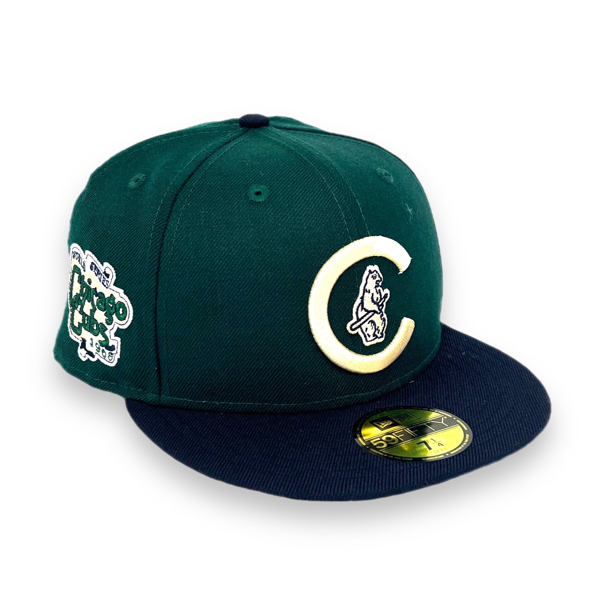 CHICAGO CUBS (DARK GREEN) (1908 WORLD SERIES) NEW ERA 59FIFTY FITTED
