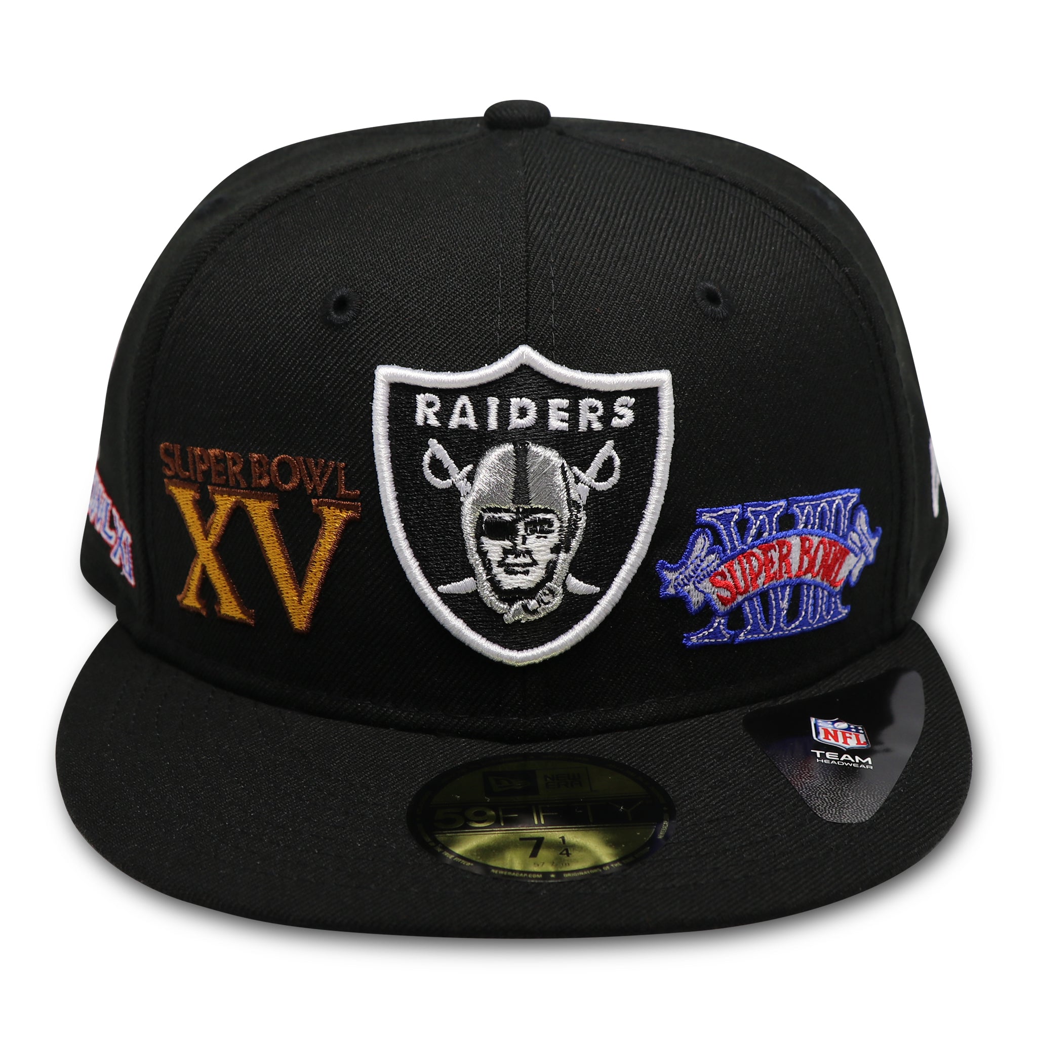 OAKLAND RAIDERS (3X CHAMPIONS) NEW ERA 59FIFTY FITTED