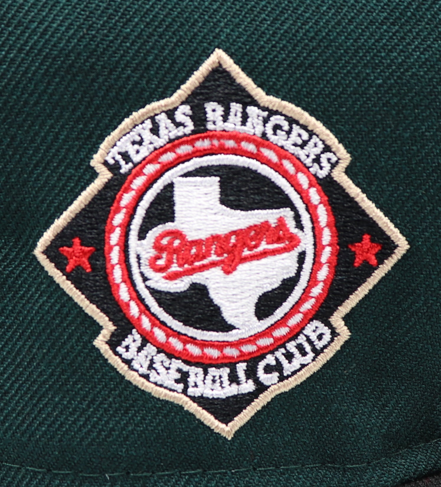 TEXAS RANGERS (DK-GREEN)(TR BB CLUB) NEW ERA 59FIFTY FITTED (RED UNDER VISOR)