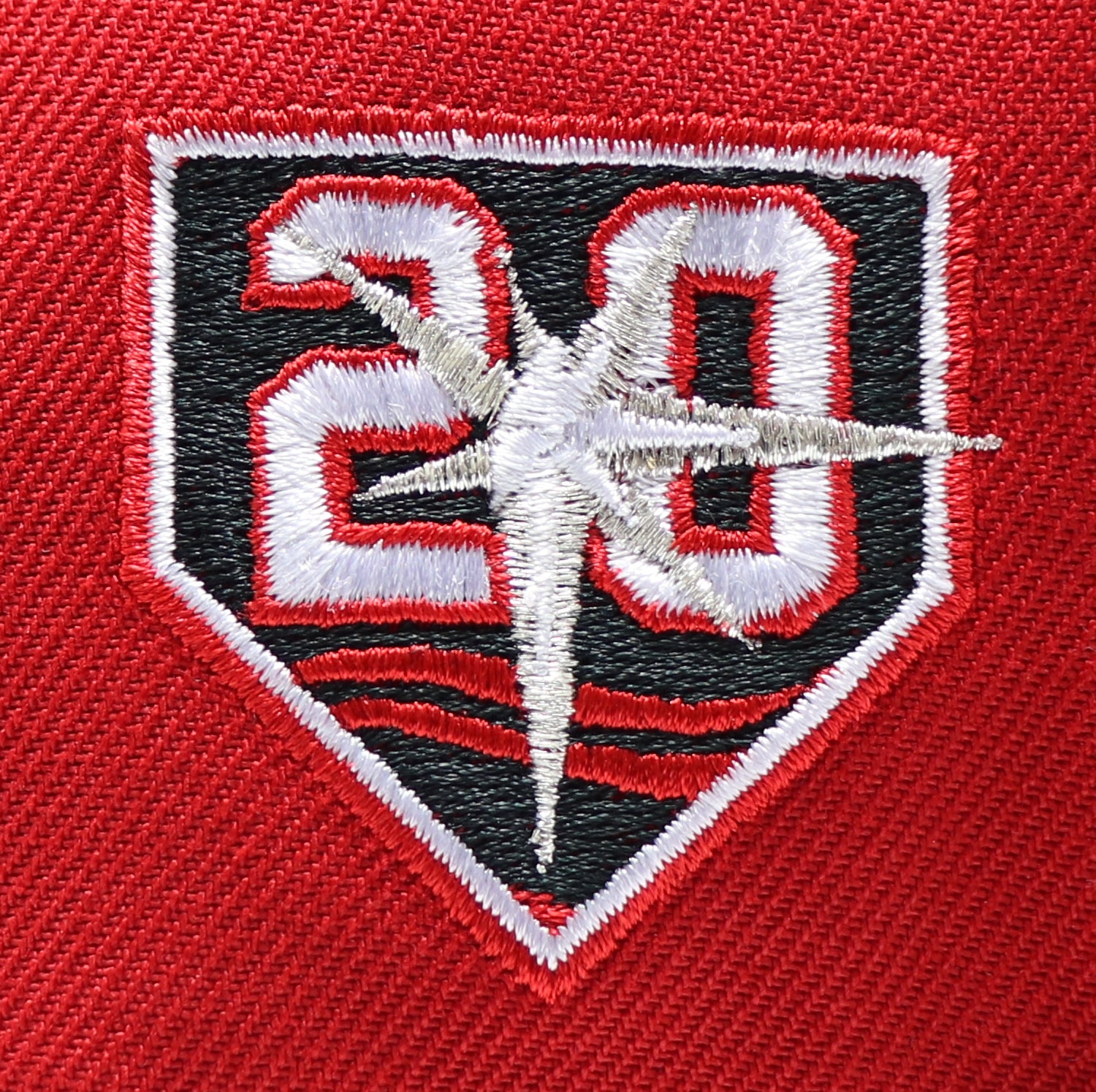 TAMPA DEVIL RAYS  (RED) (20TH ANNIVERSARY) NEW ERA 59FIFTY FITTED (GREY UNDER VISOR)
