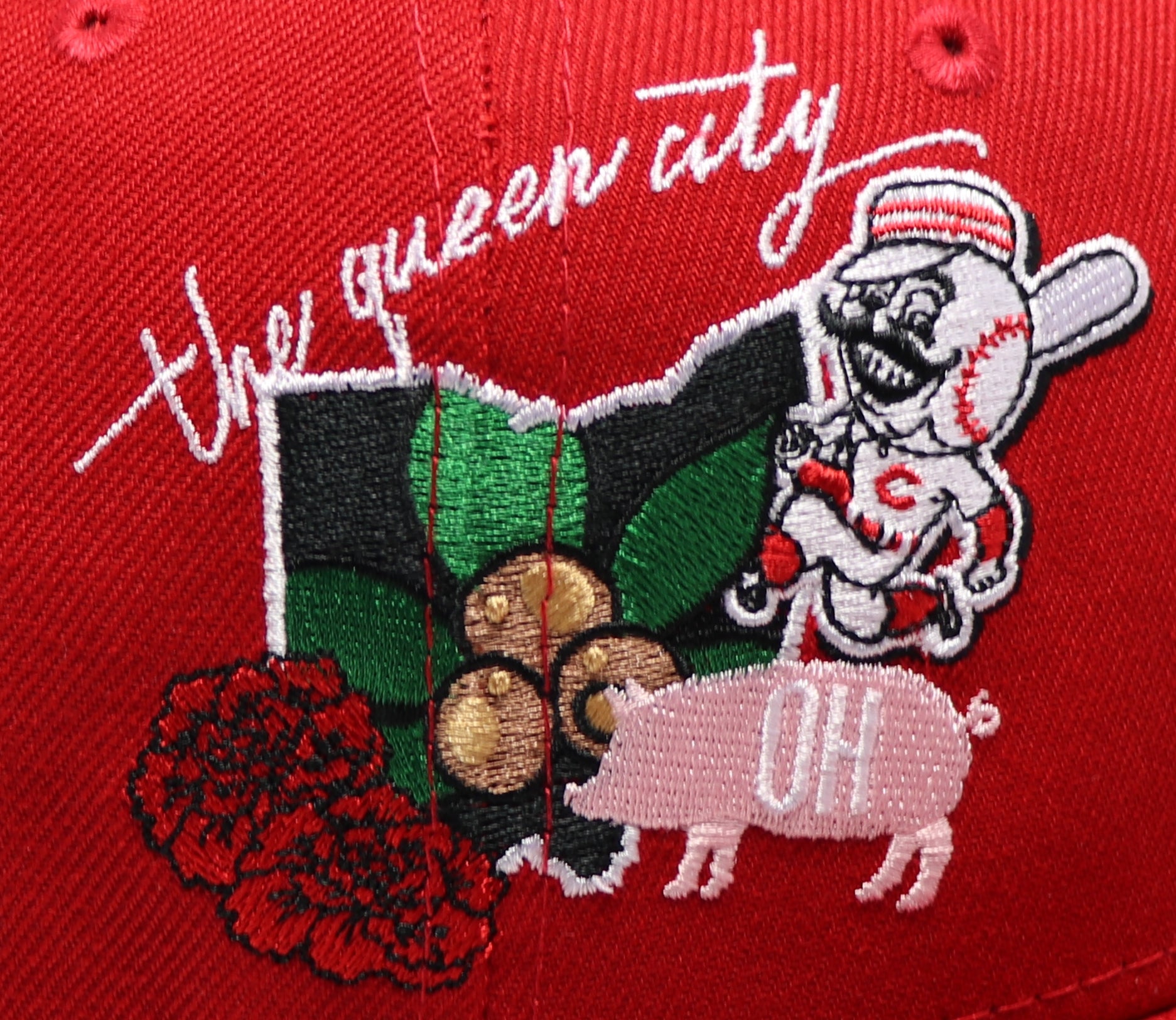 CINCINNATTI REDS "CITY CLUSTER" NEW ERAC59FIFTY FITTED