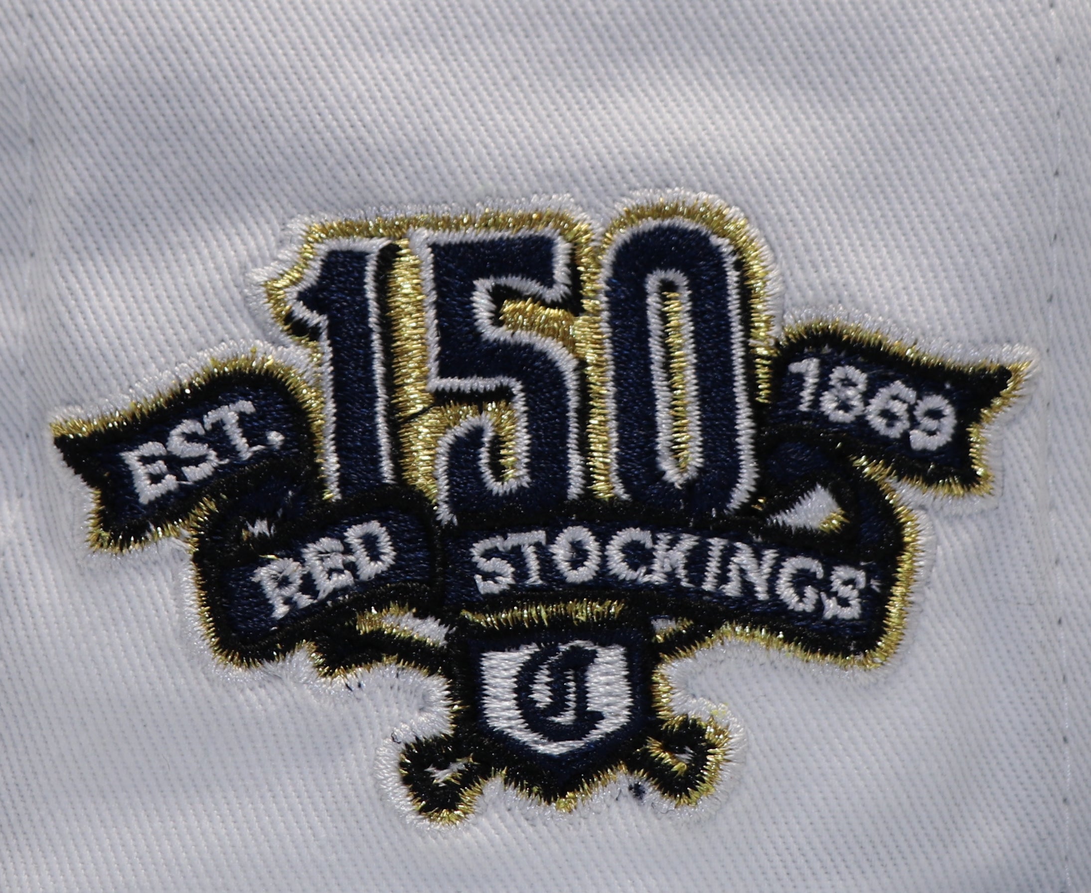 CINCINATTI REDS "150TH ANNIVERSARY" 59FIFTY FITTED (GOLD UNDER VISOR)