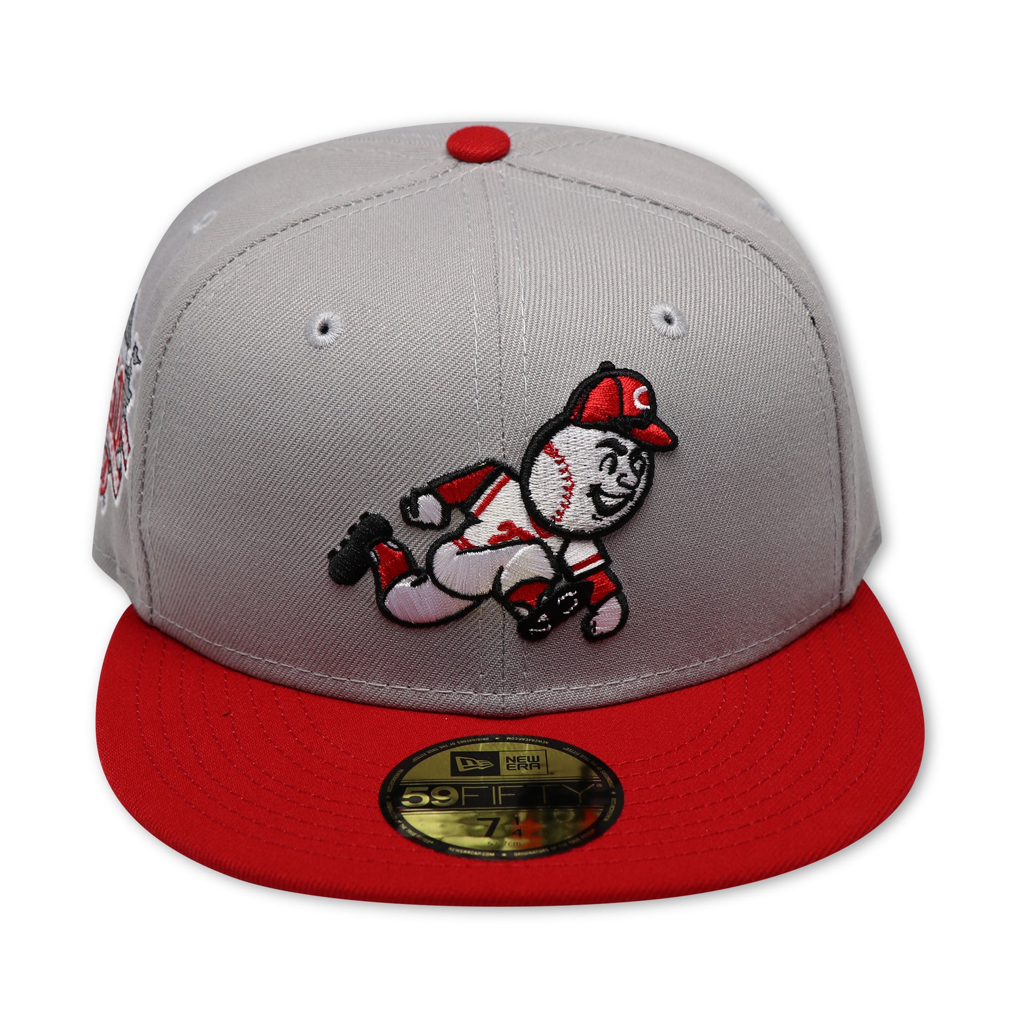 CINCINATTI REDS "ROAD" (150TH ANNIVERSARY) NEW ERA 59FIFTY FITTED (GREEN UNDER VISOR)