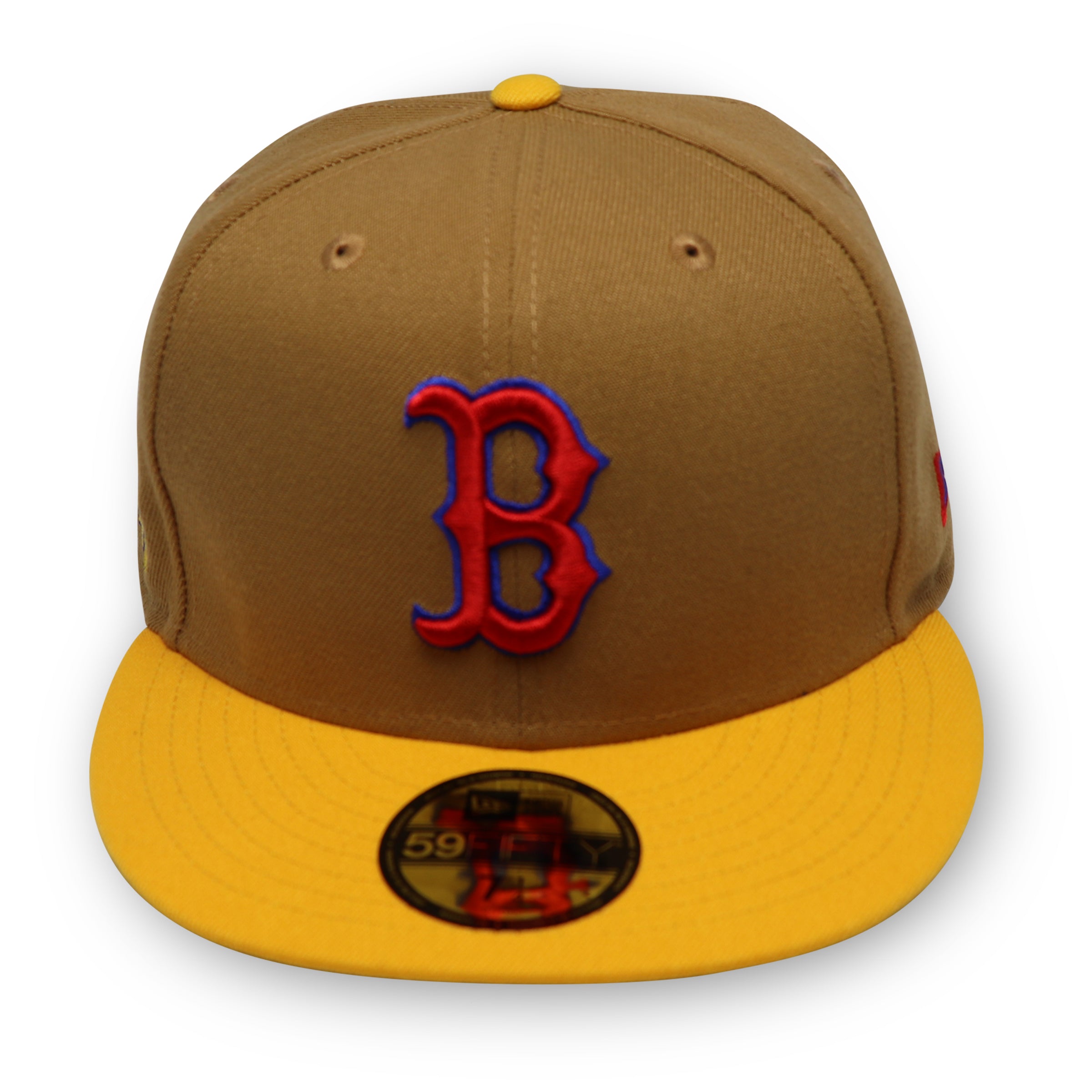 BOSTON REDSOX (8X CHAMPIONS) NEW ERA 59FIFTY FITTED (ROYAL UNDER VISOR)
