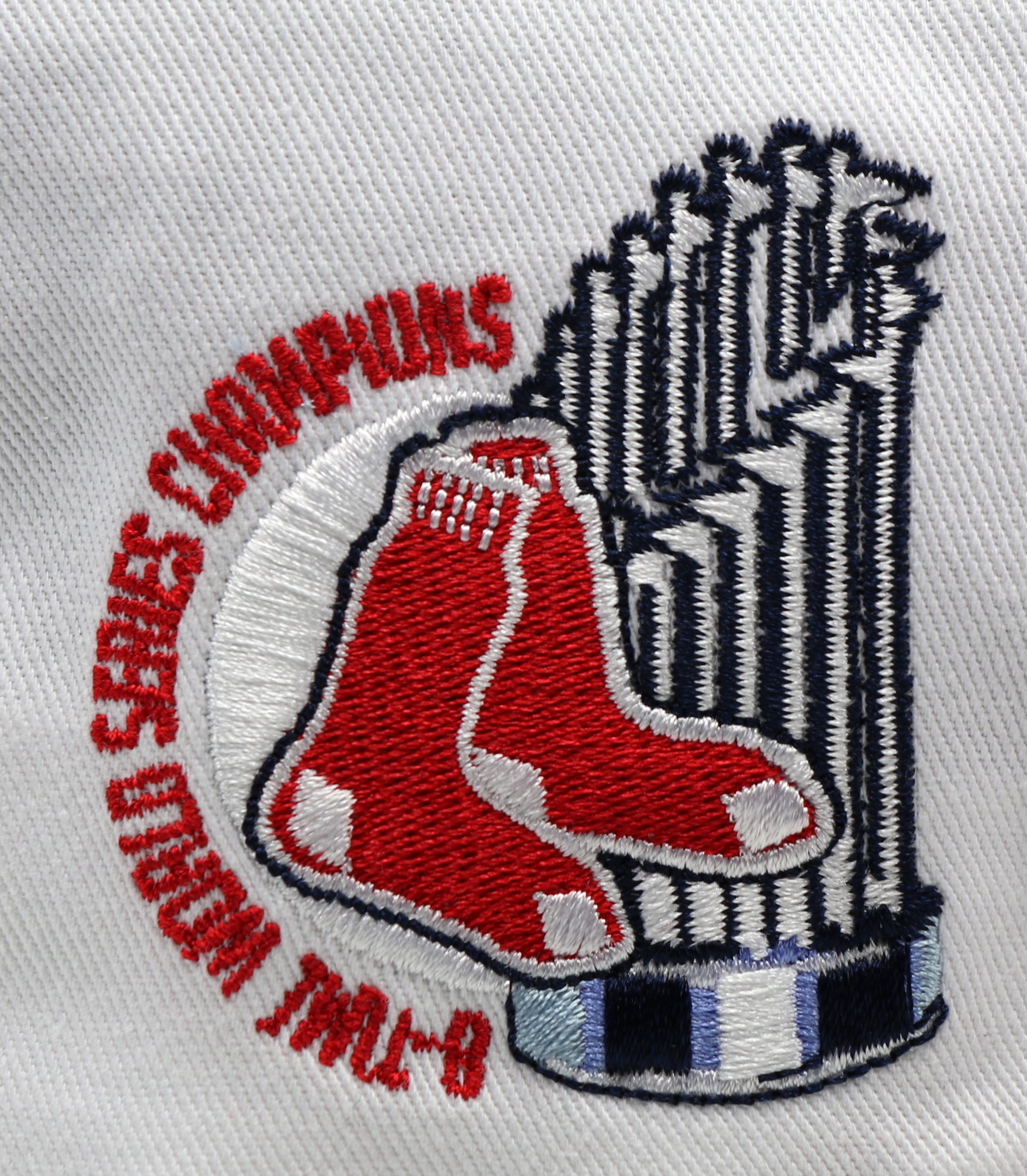 BOSTON REDSOX (8X CHAMPIONS) NEW ERA 59FTFTY FITTED( SKY BLUE UNDER VISOR)