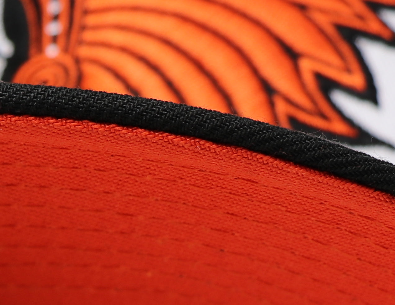 INDIAN SKULL NEW ERA 59FIFTY FITTED (ORANGE UNDER VISOR)