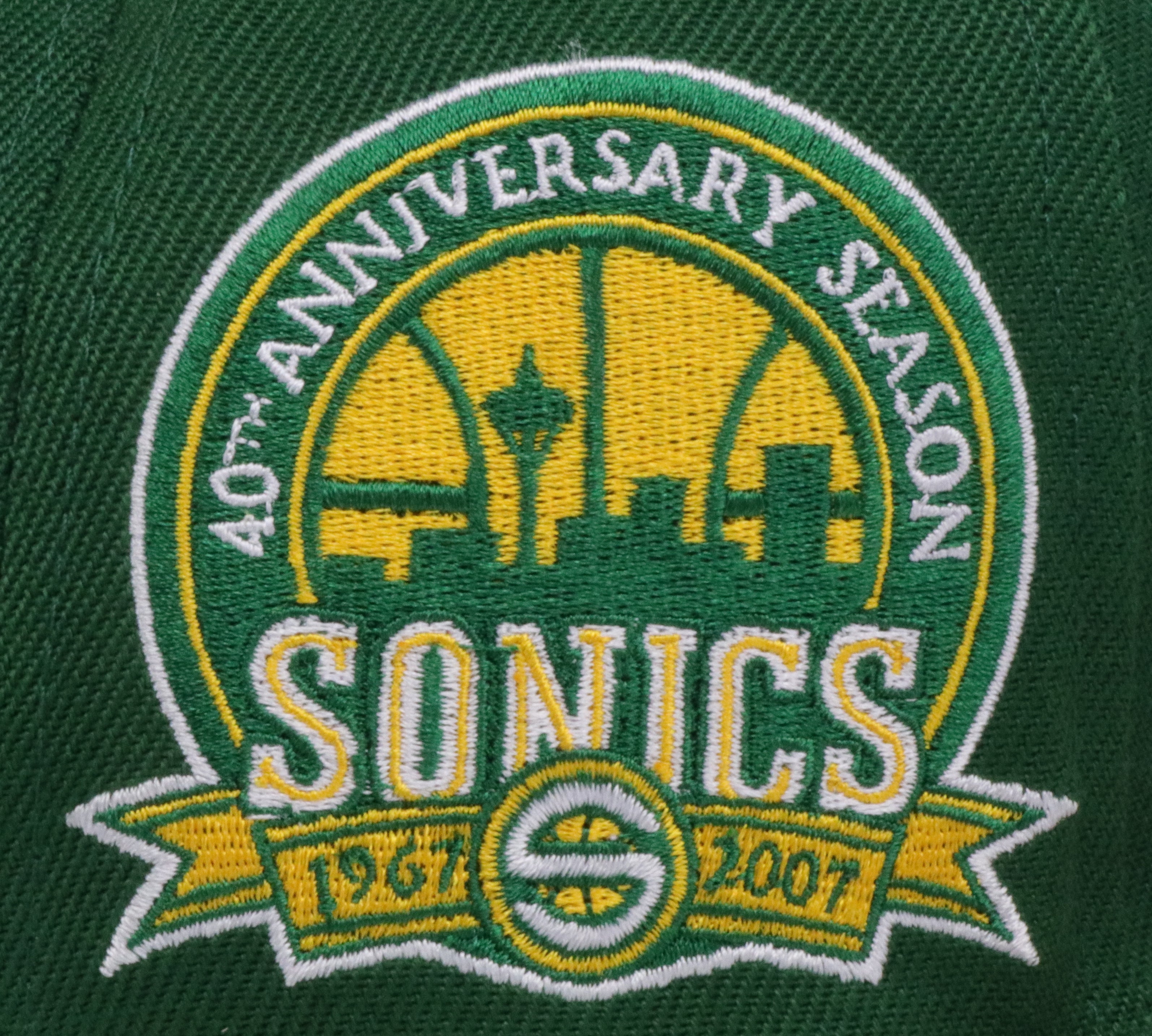 SEATTLE SUPER SONICS (40TH ANN) MITCHELL & NESS SNAPBACK (SH21477)