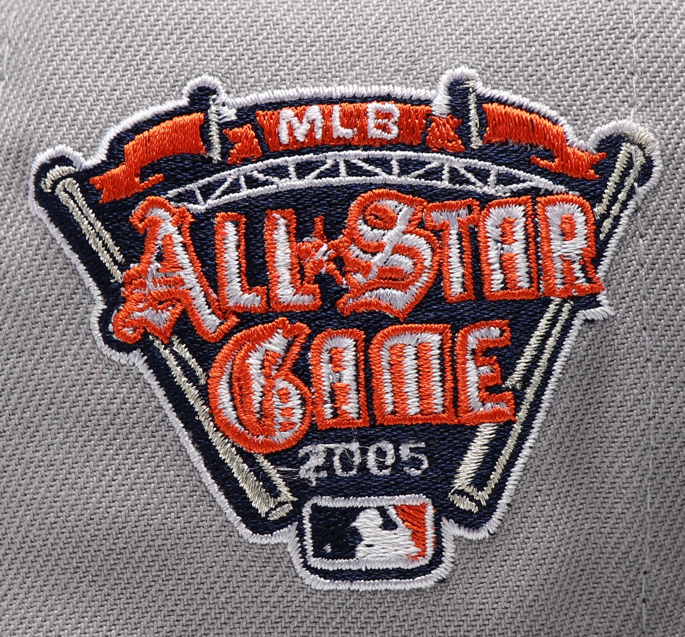 DETROIT TIGERS "ROAD" (2005 ALLSTARGAME" NEW ERA 59FIFTY FITTED (ORANGE UNDER VISOR)