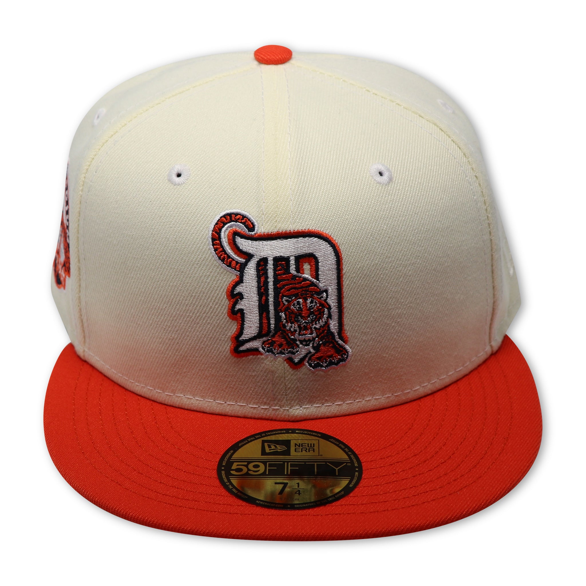 DETRIOT TIGERS "OFFWHITE" (TIGER STADIUM) NEW ERA 59FIFTY FITTED (GREEN UNDER VISOR)