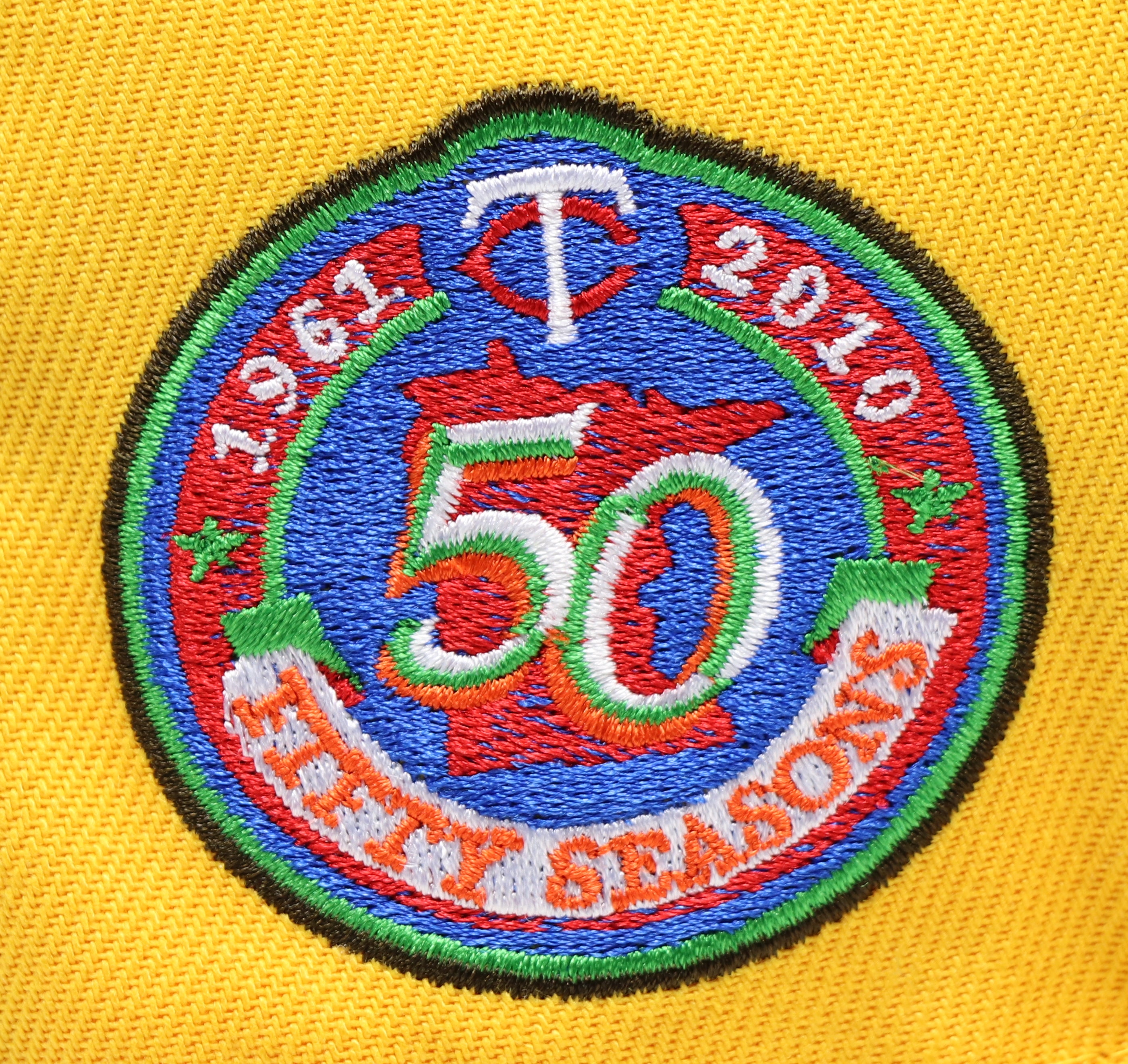 MINNESOTA TWINS (50TH SEASON) NEW ERA 59FIFTY FITTED (ISLAND UNDERVISOR)
