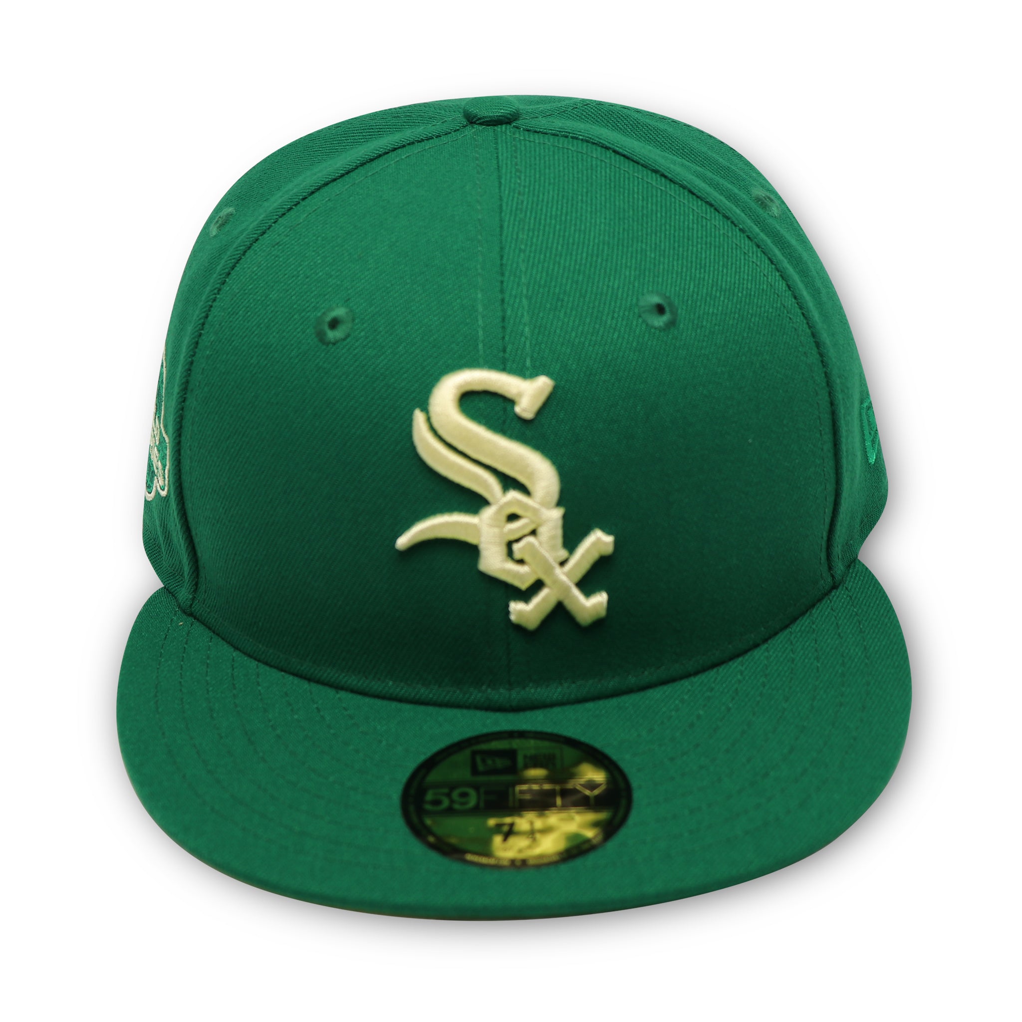 CHICAGO WHITESOX (GREEN) "2005 WORLDSERIES" NEW ERA 59FIFTY FITTED ( LEMON UNDER VISOR