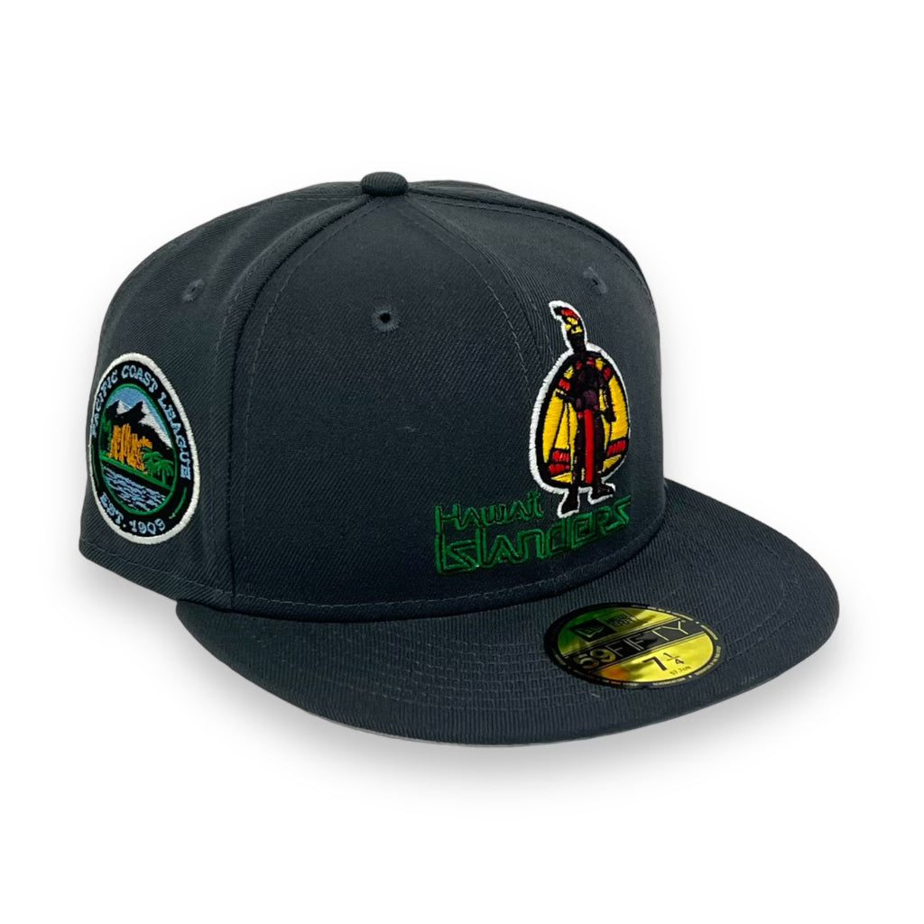 HAWAII ISLANDERS (DK -GREY) (PACIFIC COAST LEAGUE) NEW ERA 59FIFTY