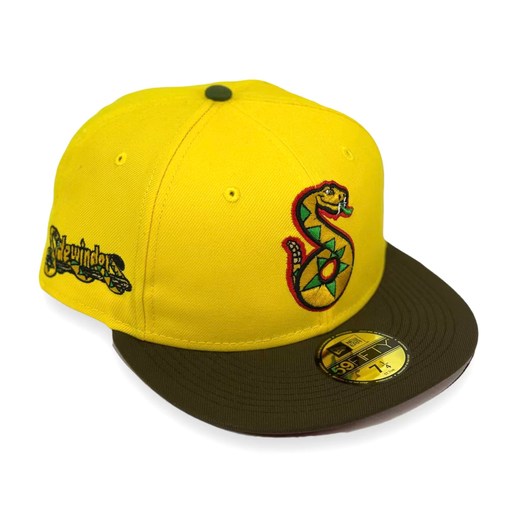 TUCSON SIDEWINDERS (YELLOW) NEW ERA 59FIFTY FITTED (RED UNDER VISOR)