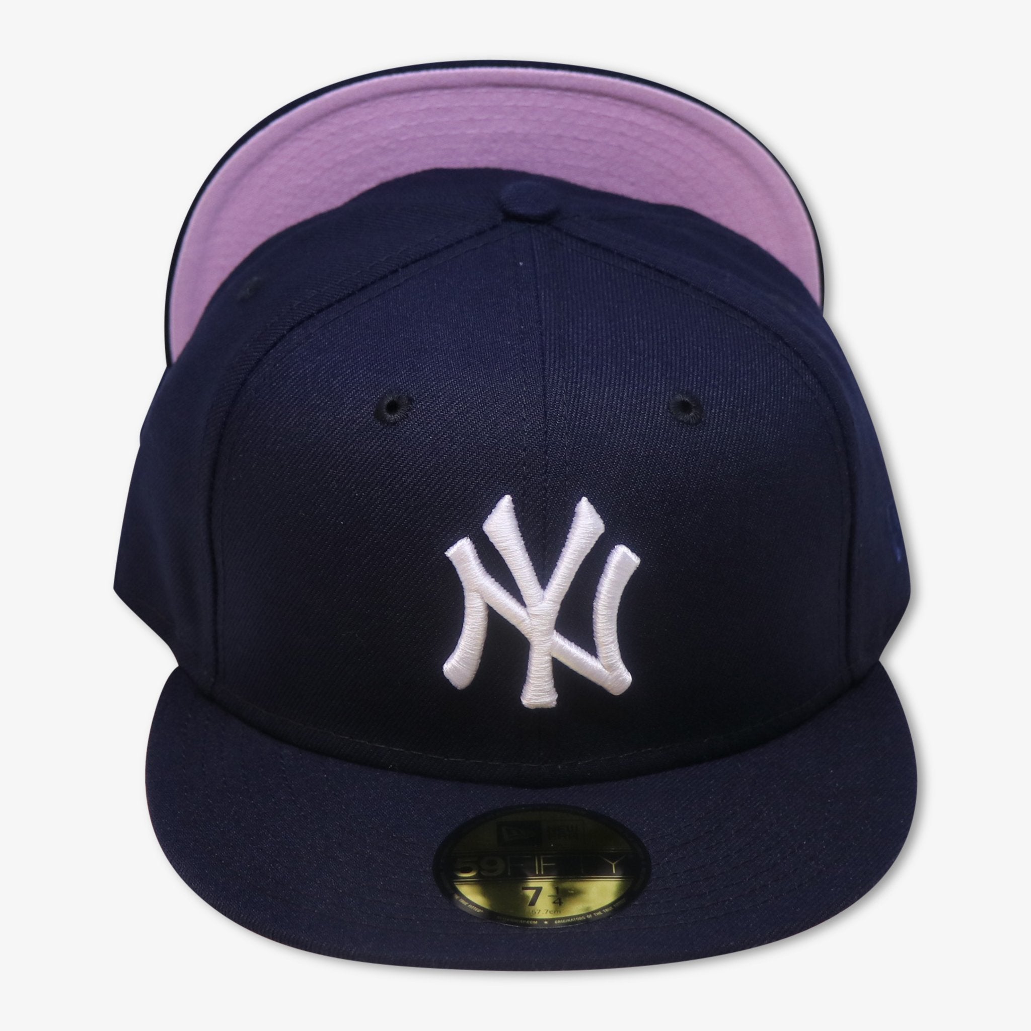 NEW YORK YANKEES (NAVY)  NEW ERA 59FIFTY FITTED ("PINK UNDER VISOR"