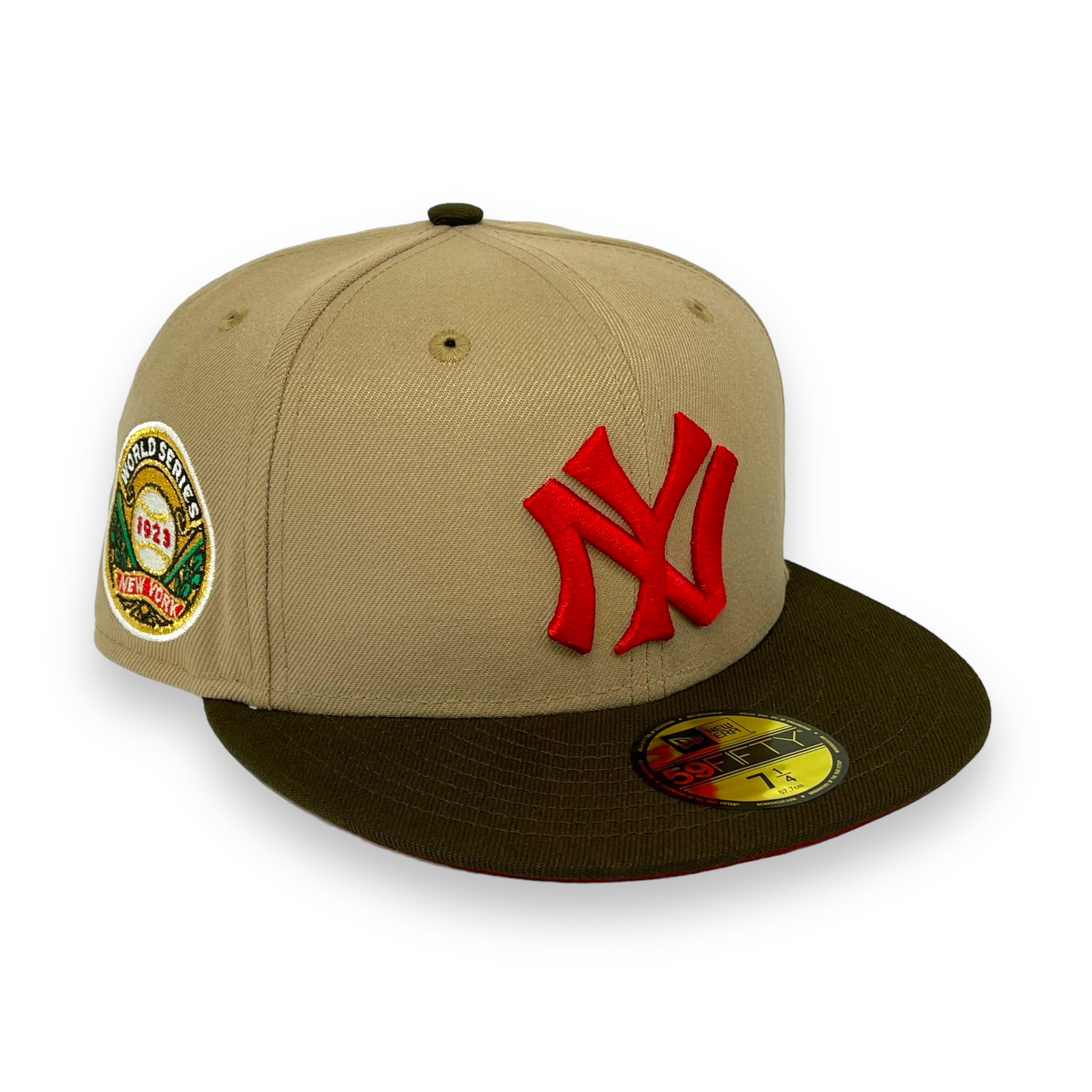 NEW YORK YANKEES (CAMEL) (1923 WORLD SERIES) NEW ERA 59FIFTY FITTED (RED UNDER VISOR)